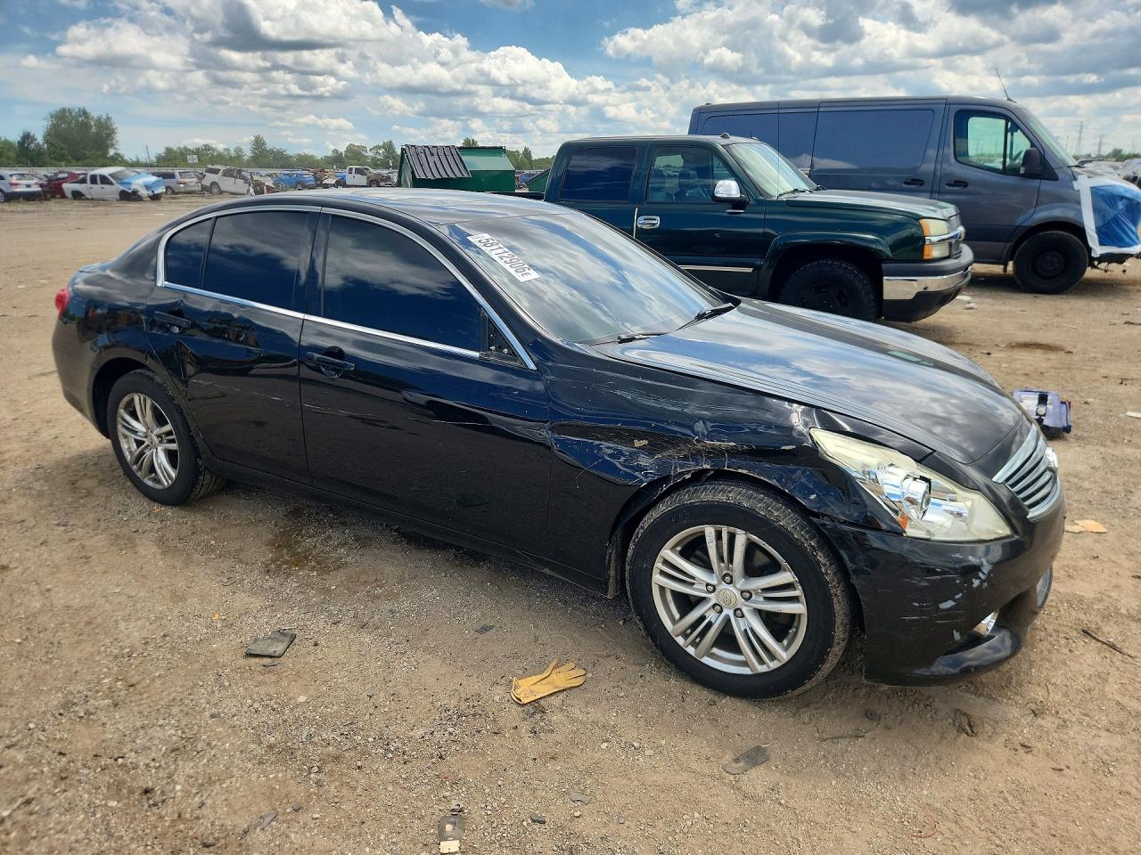 2013 Infiniti G37 Sedan X Black vin: JN1CV6AR4DM351686