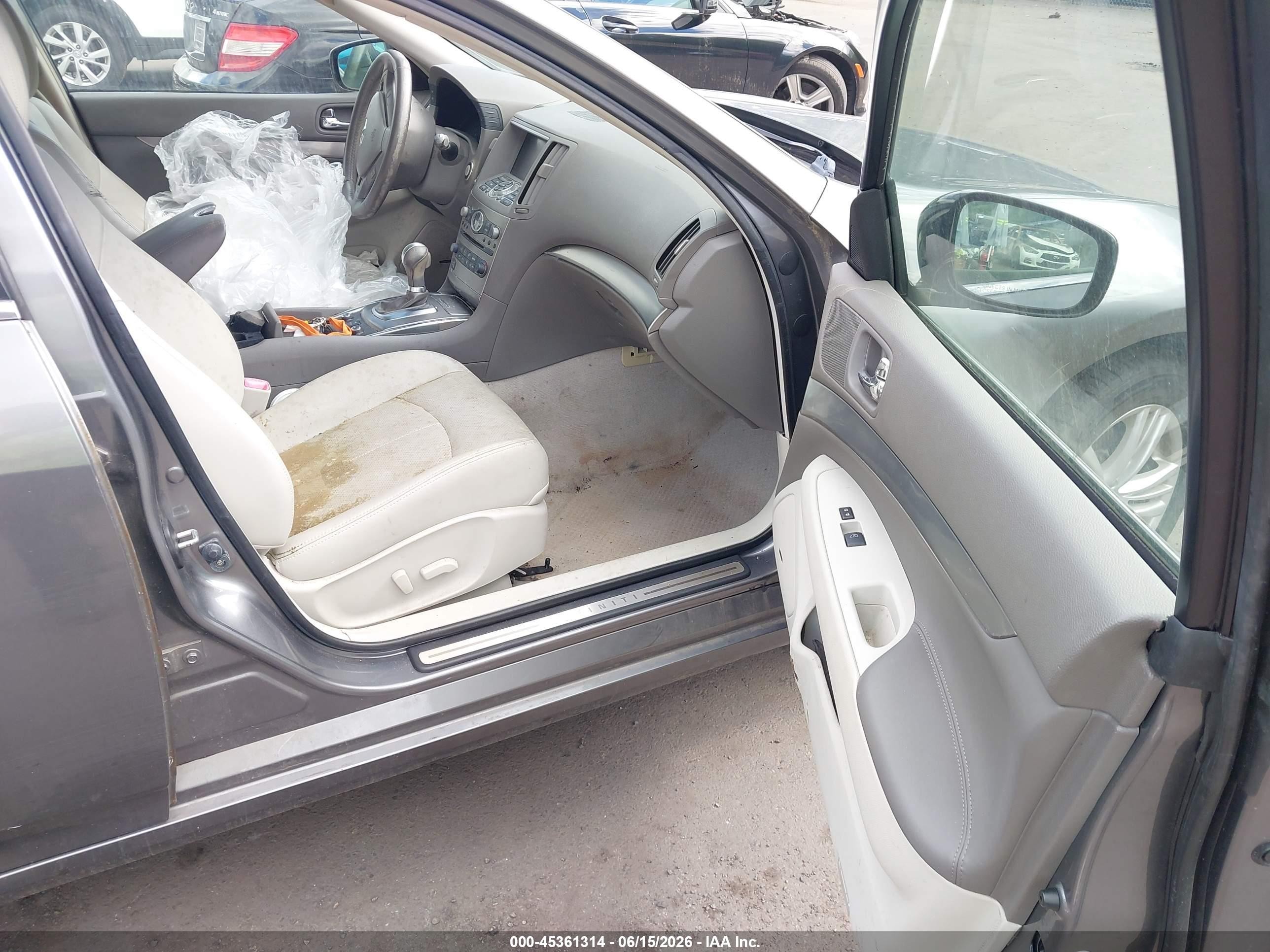 2013 Infiniti G37x   Gray vin: JN1CV6AR4DM359237