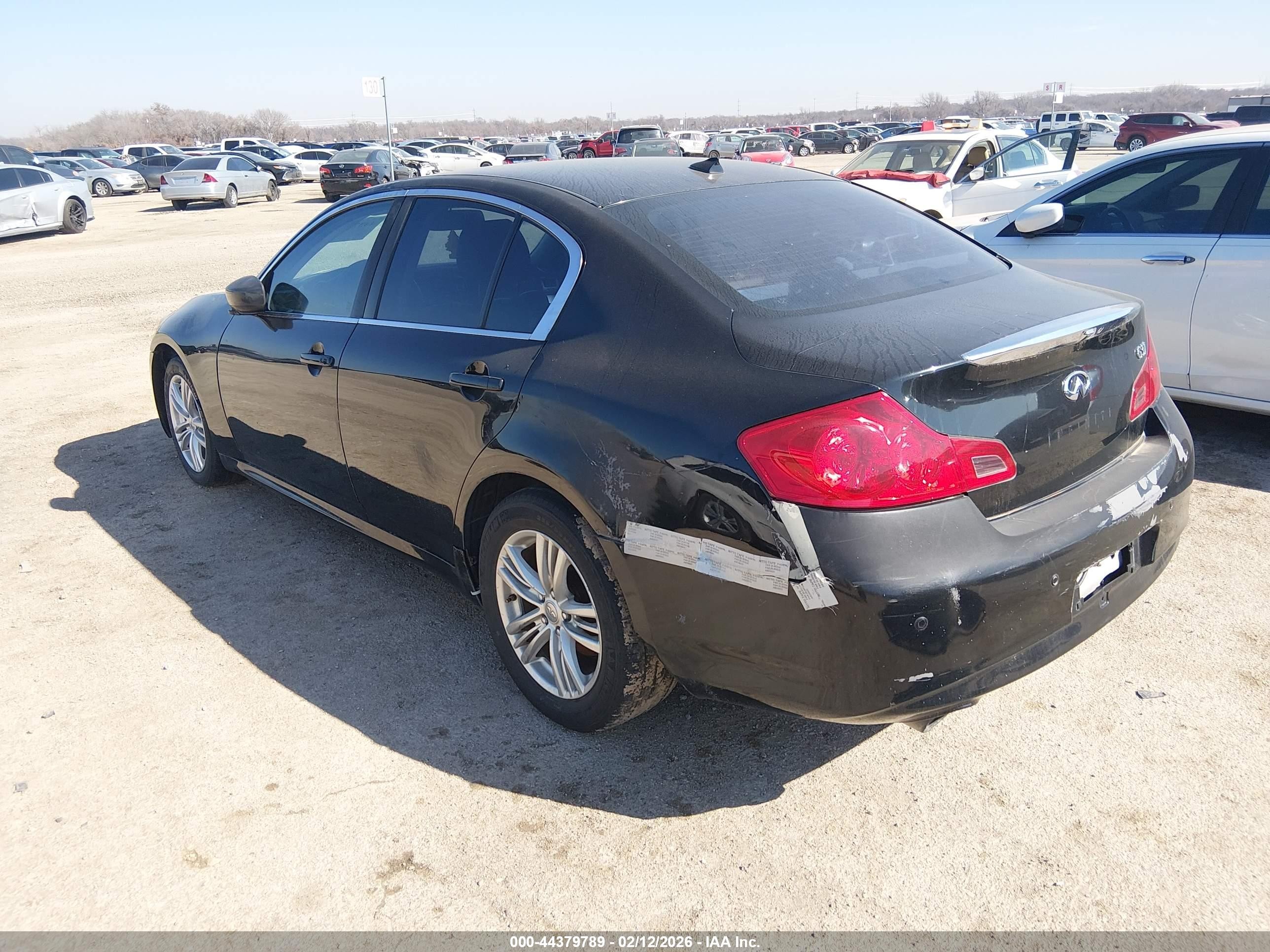 2013 Infiniti G37x   Black vin: JN1CV6AR4DM758438