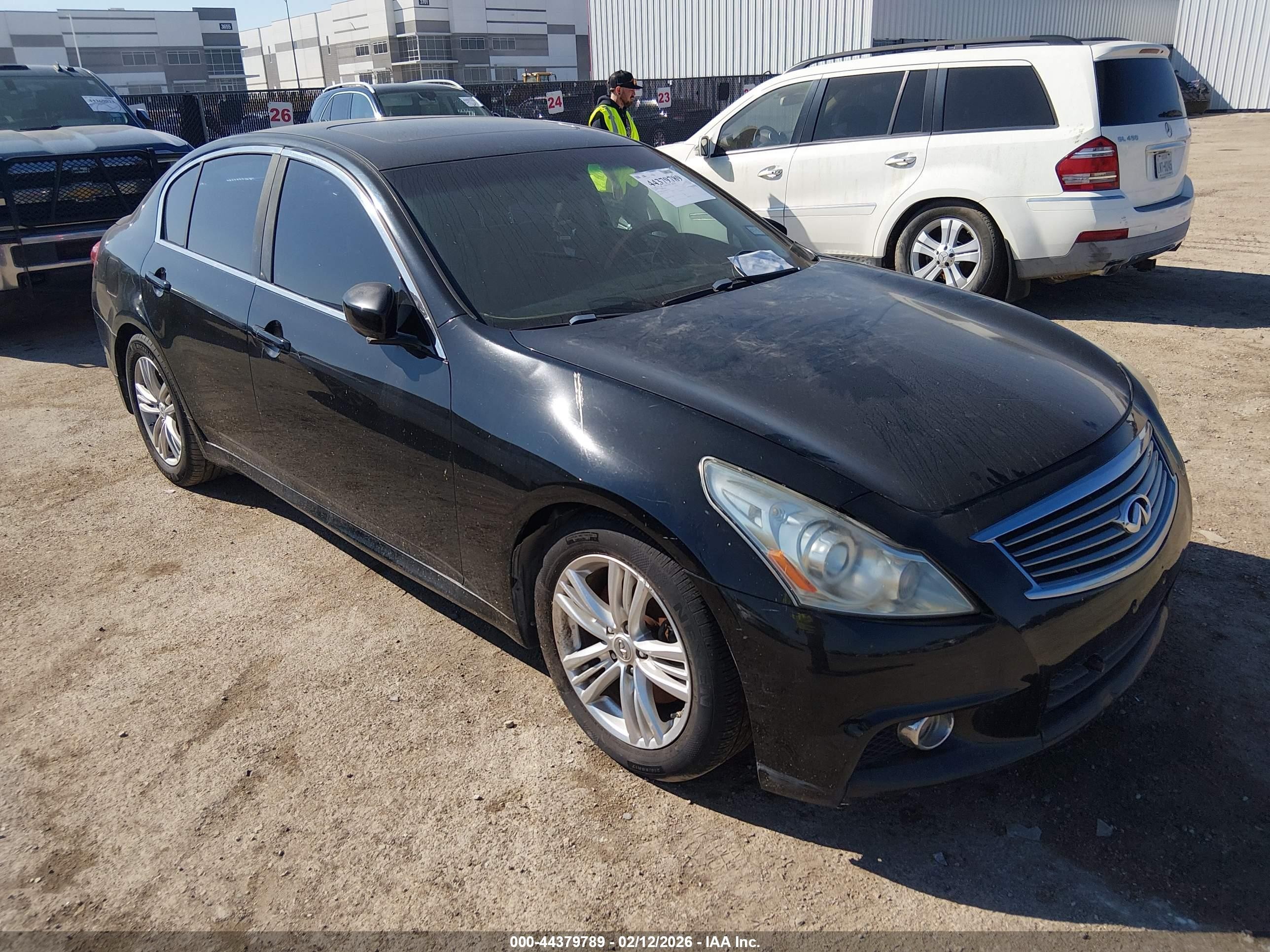 2013 Infiniti G37x   Black vin: JN1CV6AR4DM758438