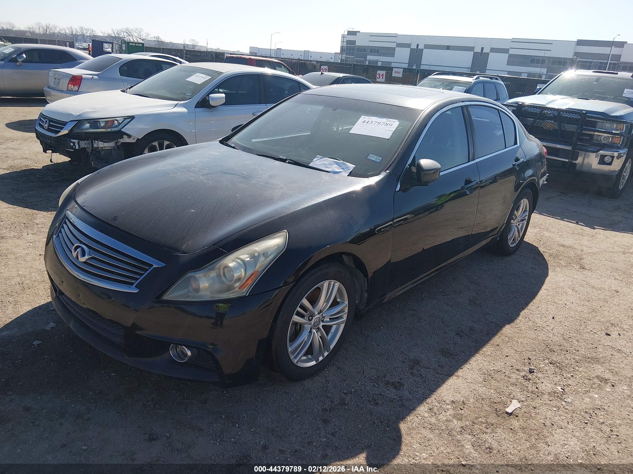 2013 Infiniti G37x   Black vin: JN1CV6AR4DM758438