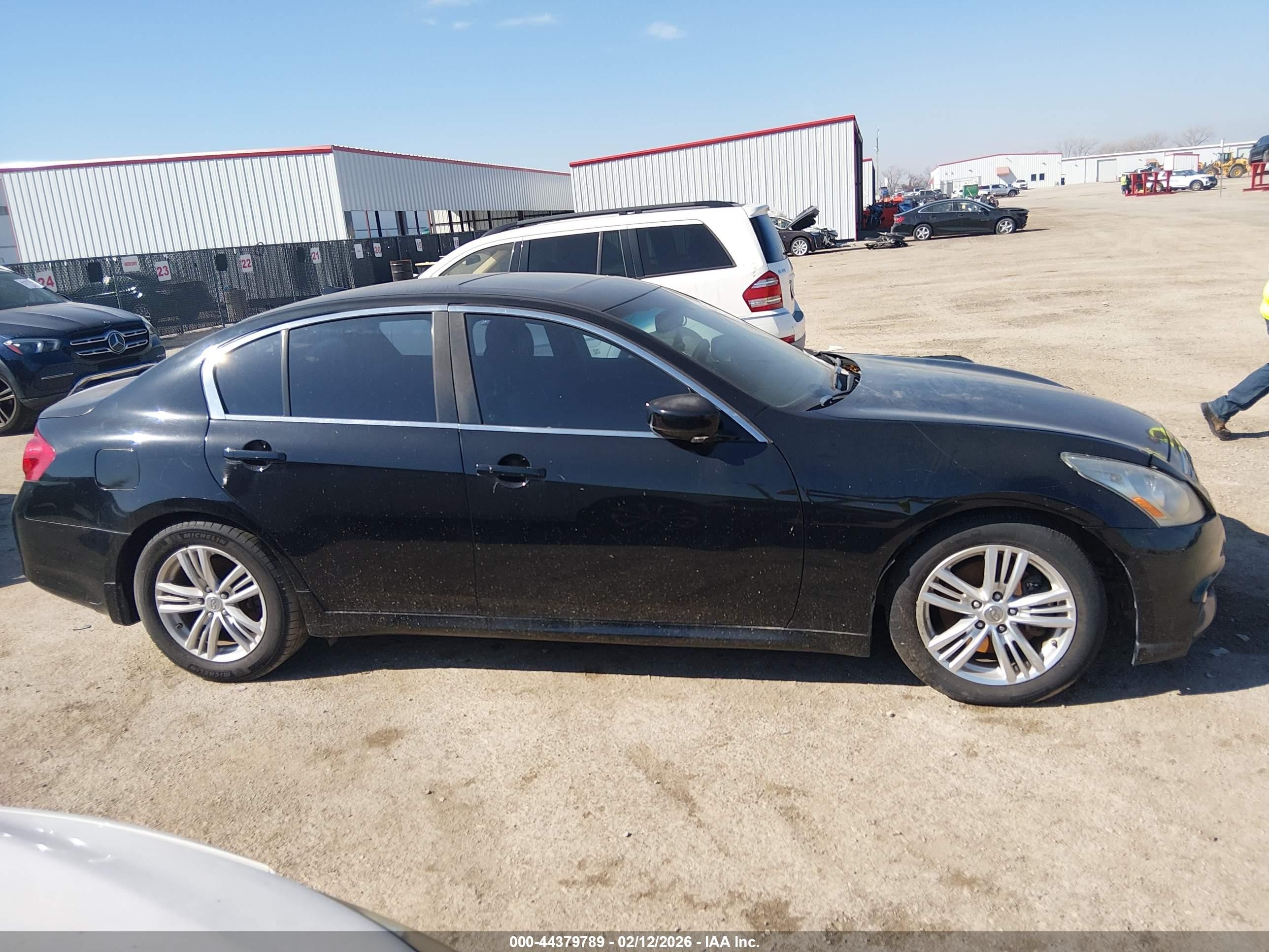 2013 Infiniti G37x   Black vin: JN1CV6AR4DM758438