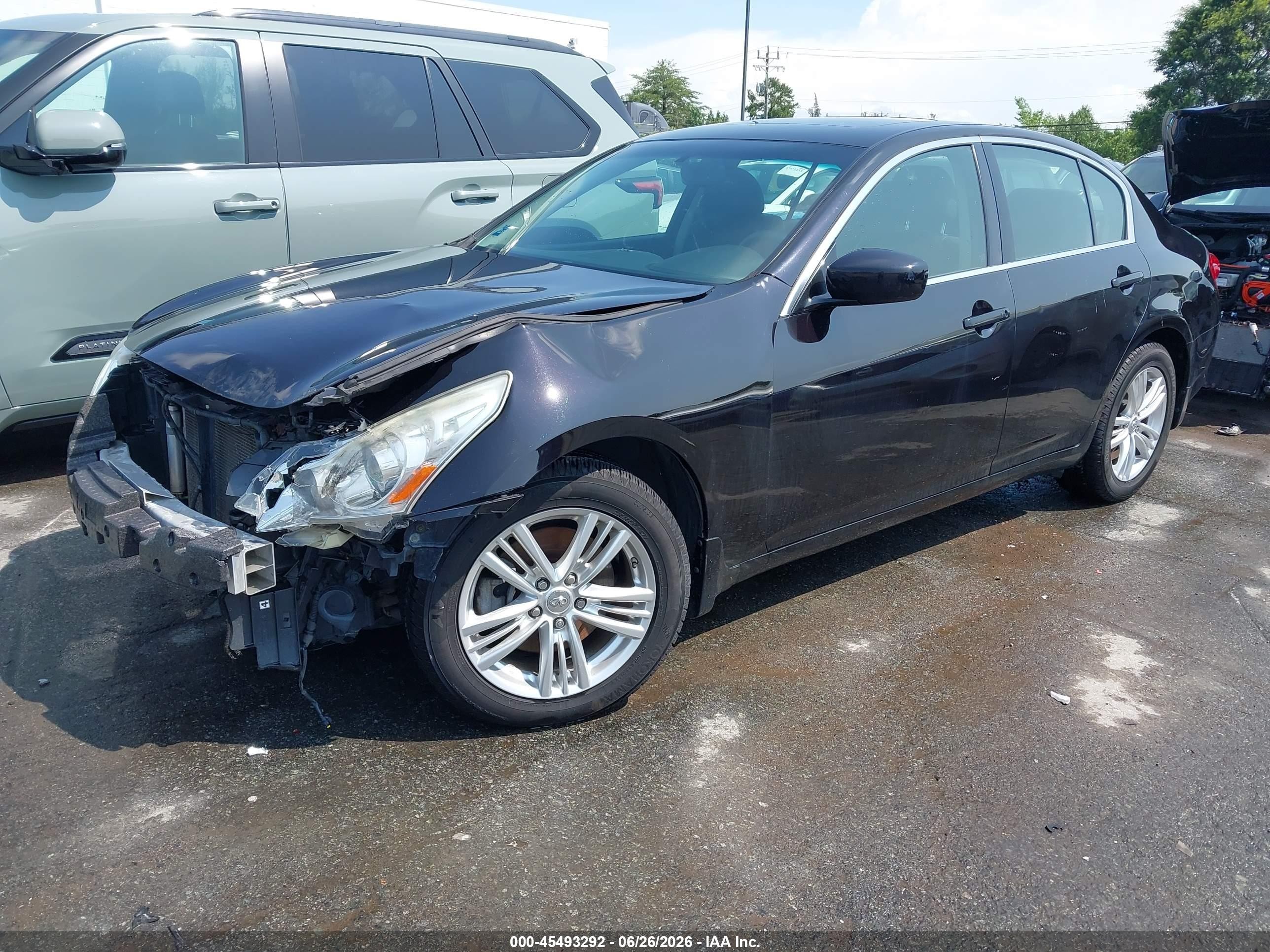 2013 Infiniti G37x   Black vin: JN1CV6AR4DM761064