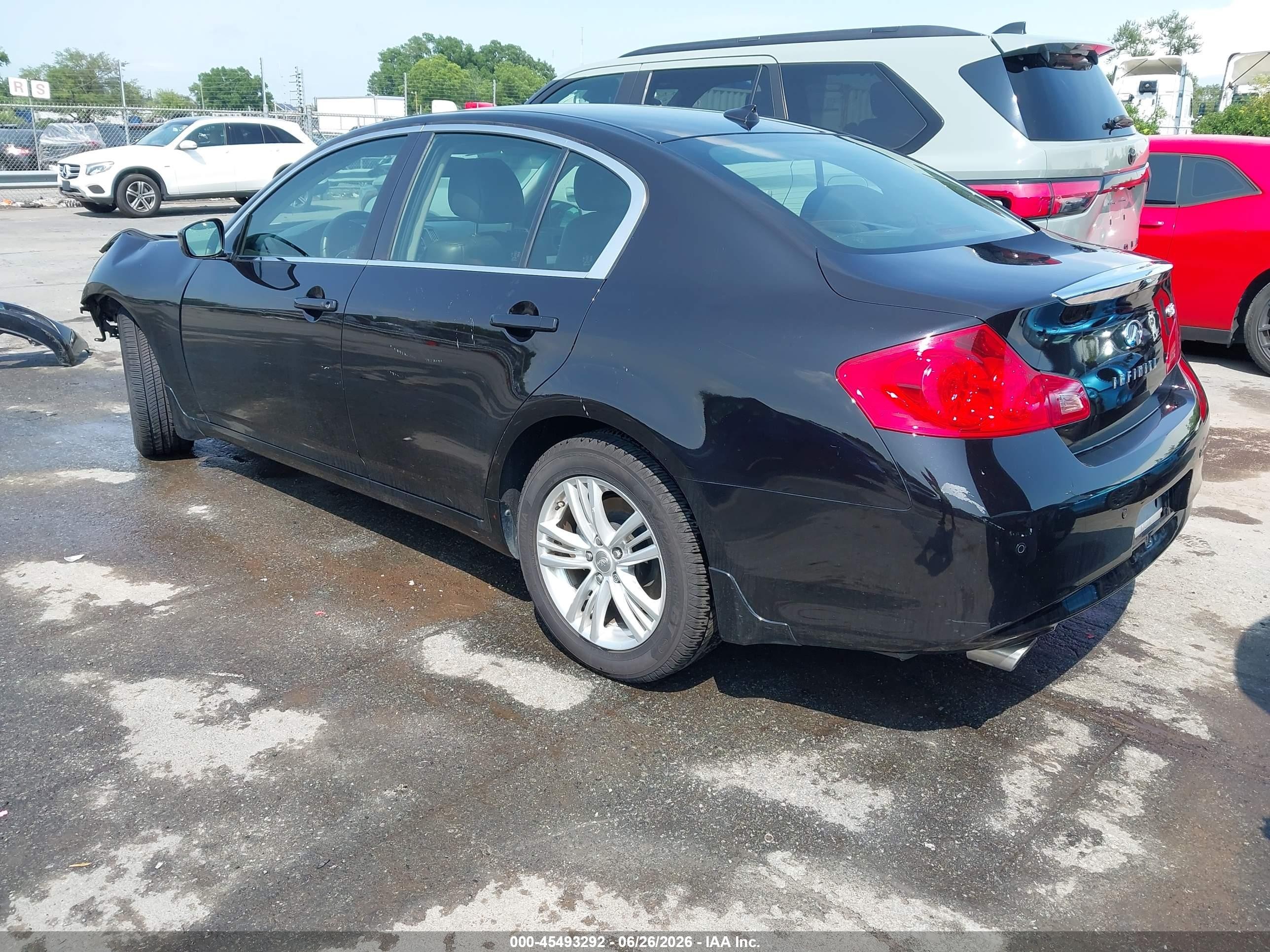 2013 Infiniti G37x   Black vin: JN1CV6AR4DM761064
