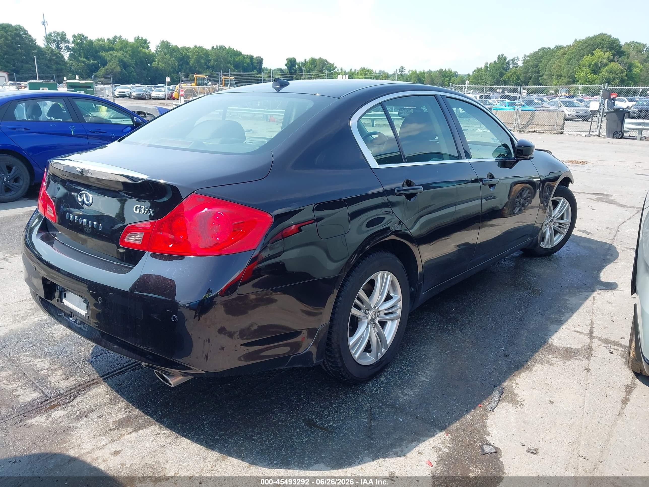 2013 Infiniti G37x   Black vin: JN1CV6AR4DM761064