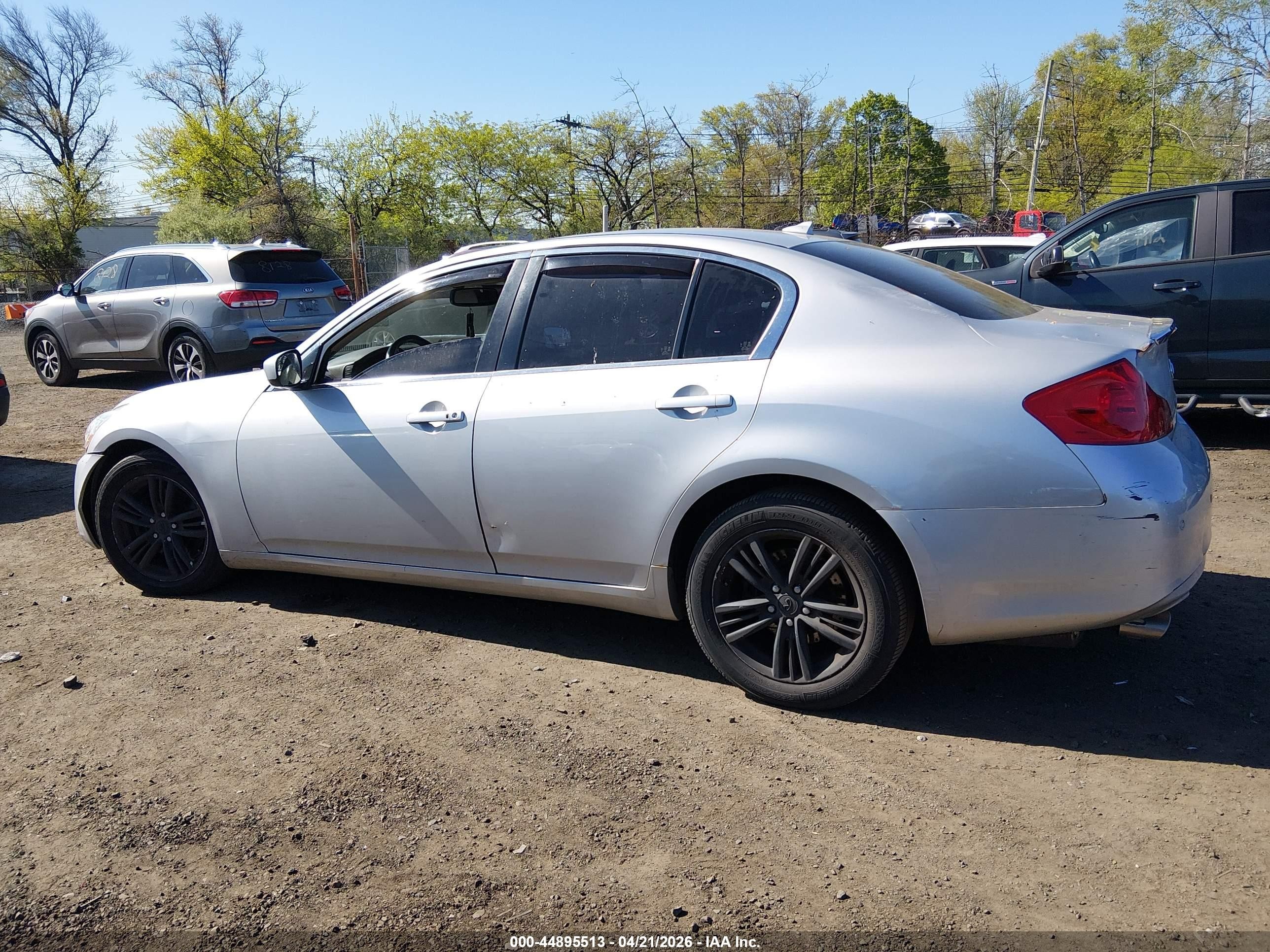 2013 Infiniti G37x   Gray vin: JN1CV6AR4DM762666