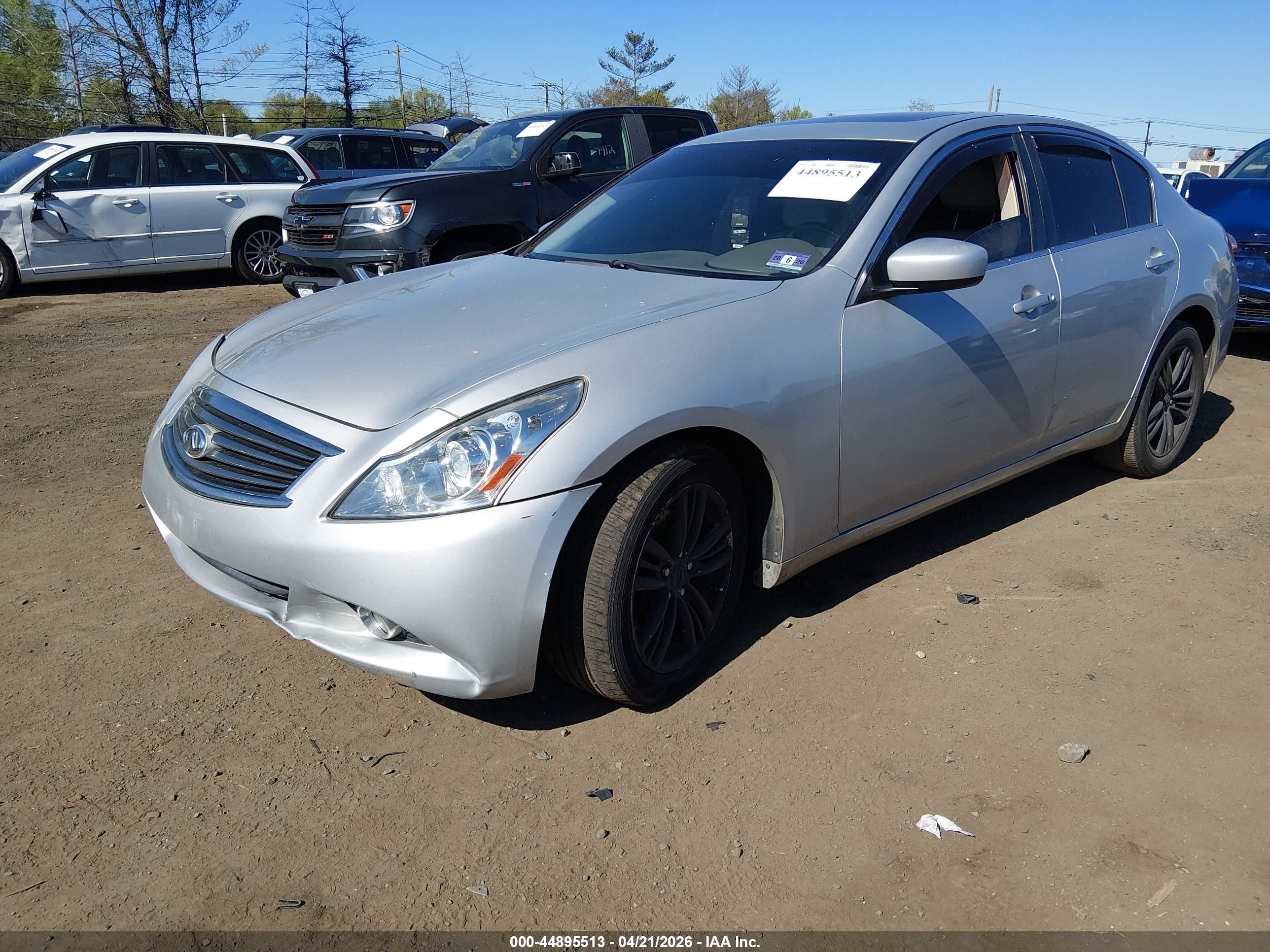 2013 Infiniti G37x   Gray vin: JN1CV6AR4DM762666