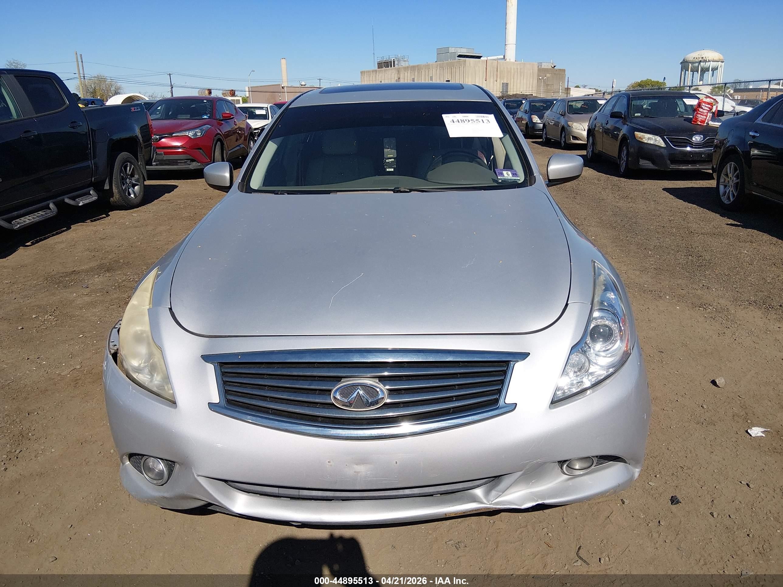 2013 Infiniti G37x   Gray vin: JN1CV6AR4DM762666