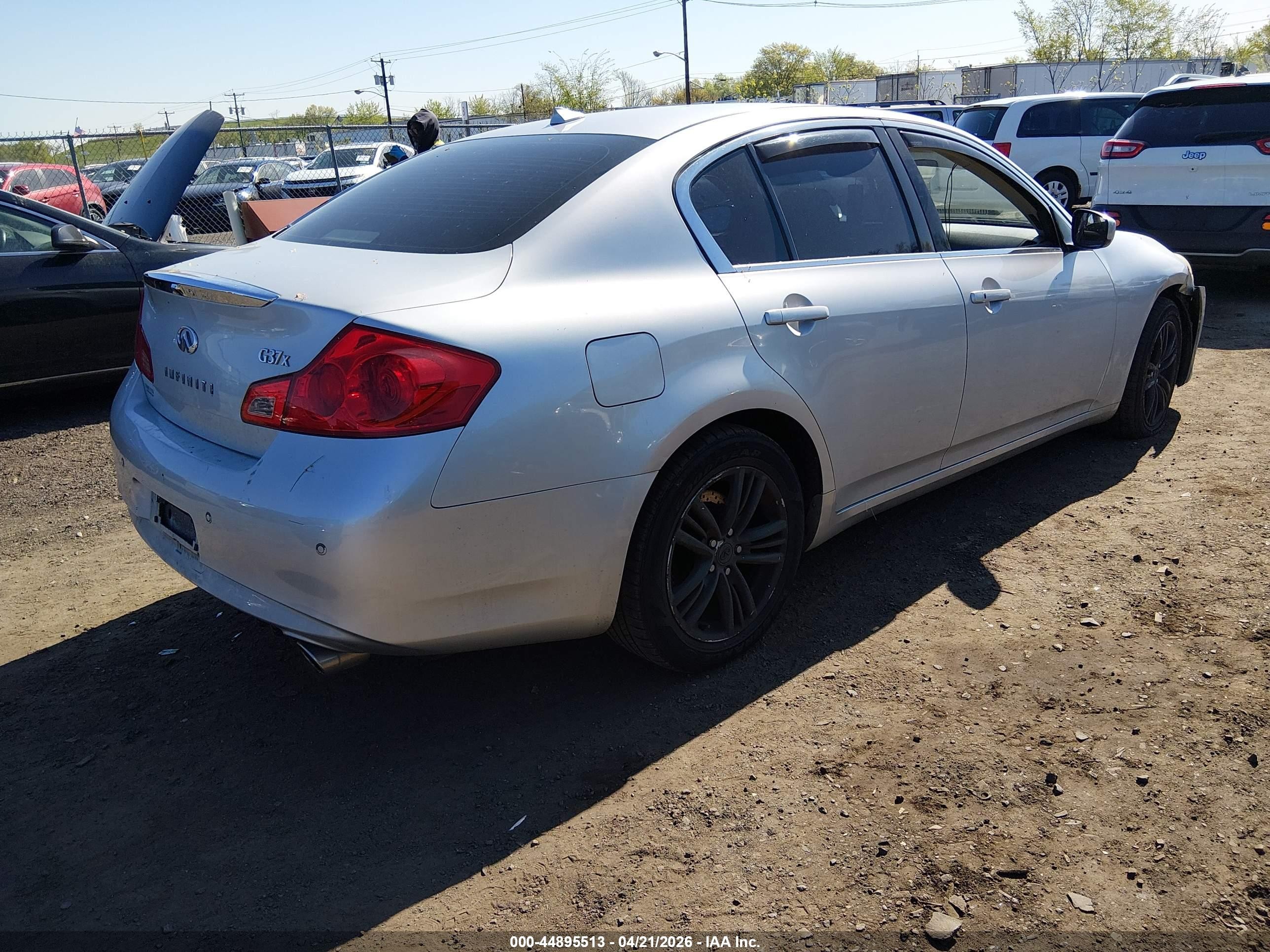 2013 Infiniti G37x   Gray vin: JN1CV6AR4DM762666
