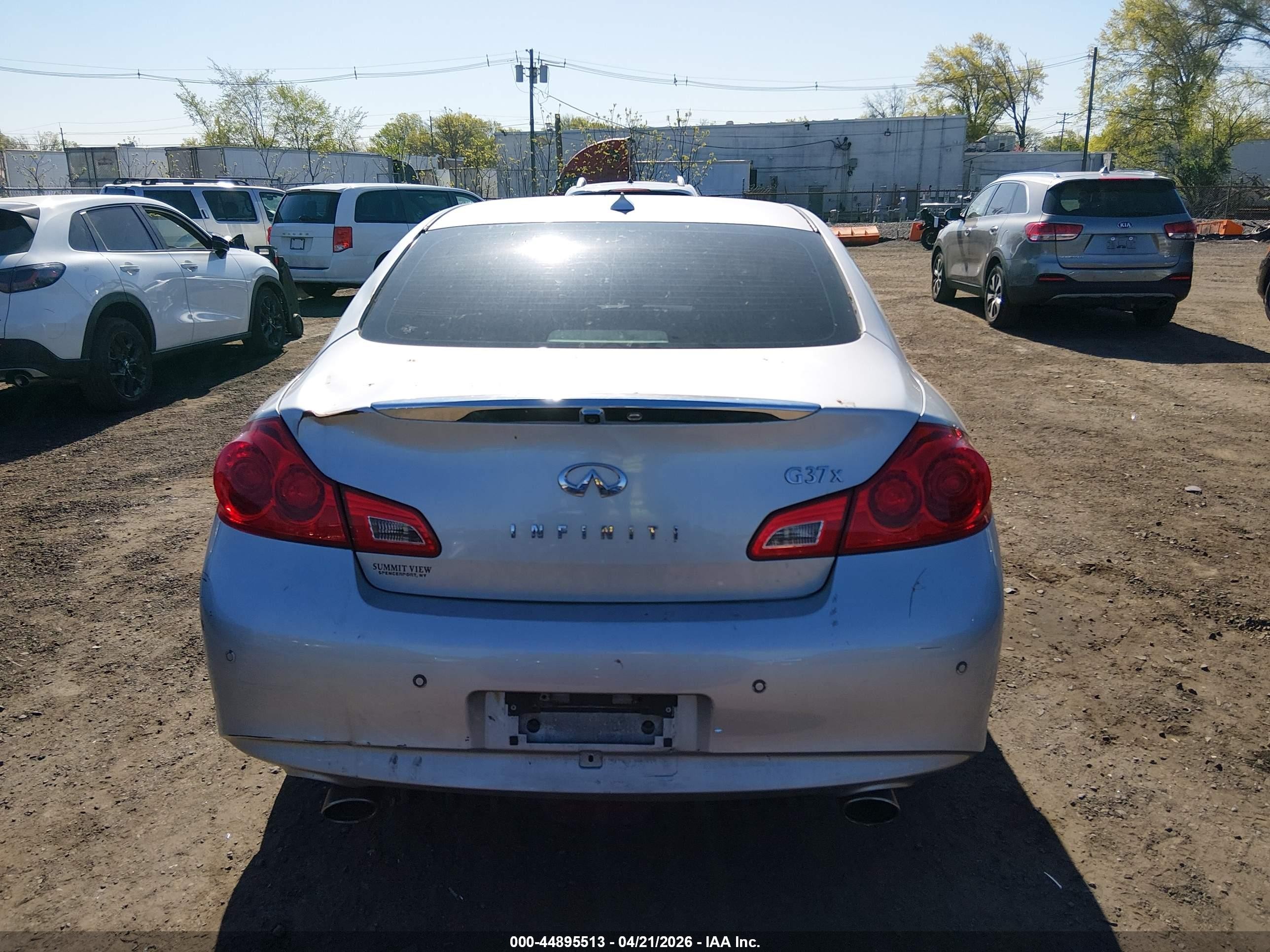 2013 Infiniti G37x   Gray vin: JN1CV6AR4DM762666