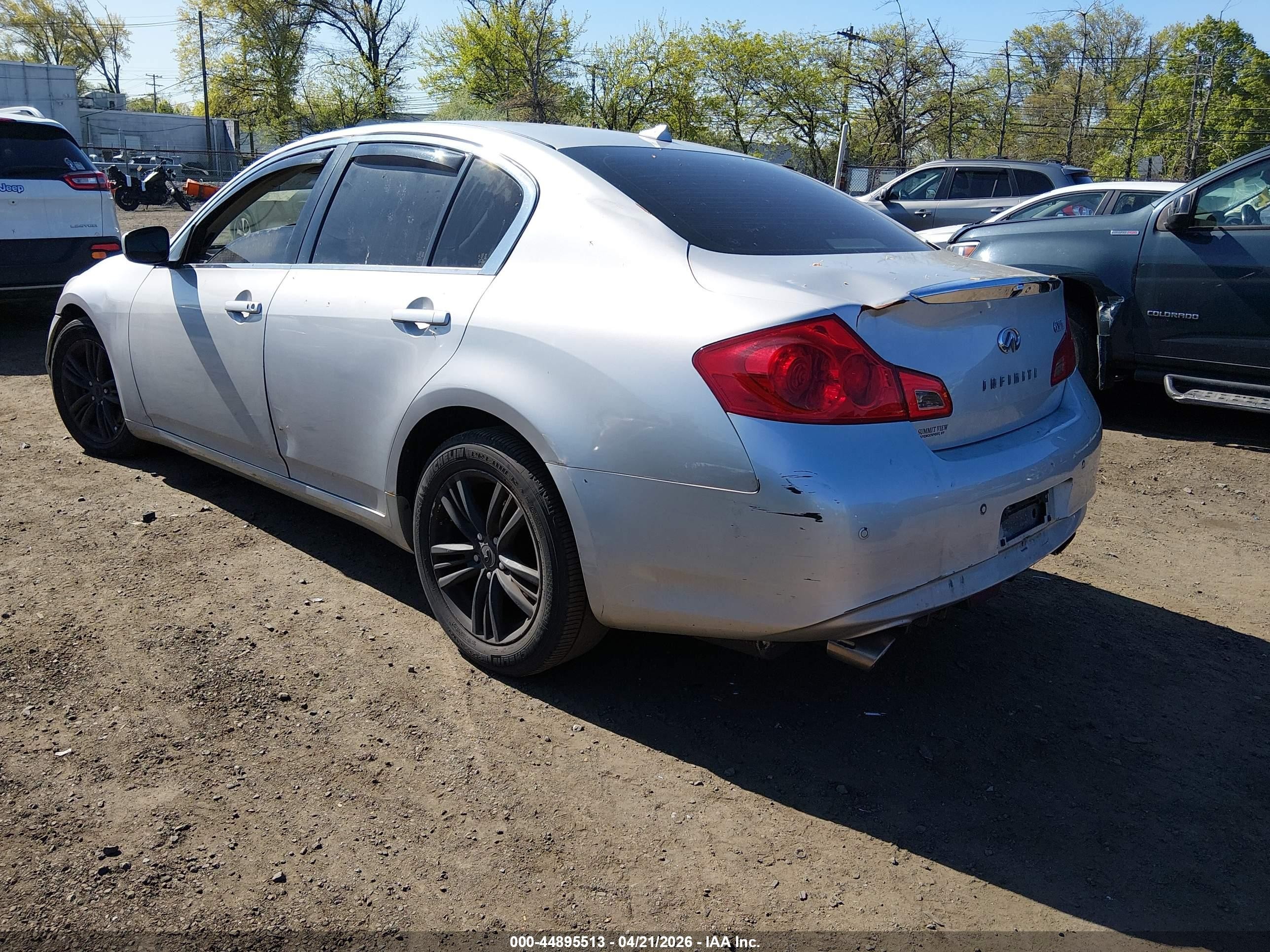 2013 Infiniti G37x   Gray vin: JN1CV6AR4DM762666
