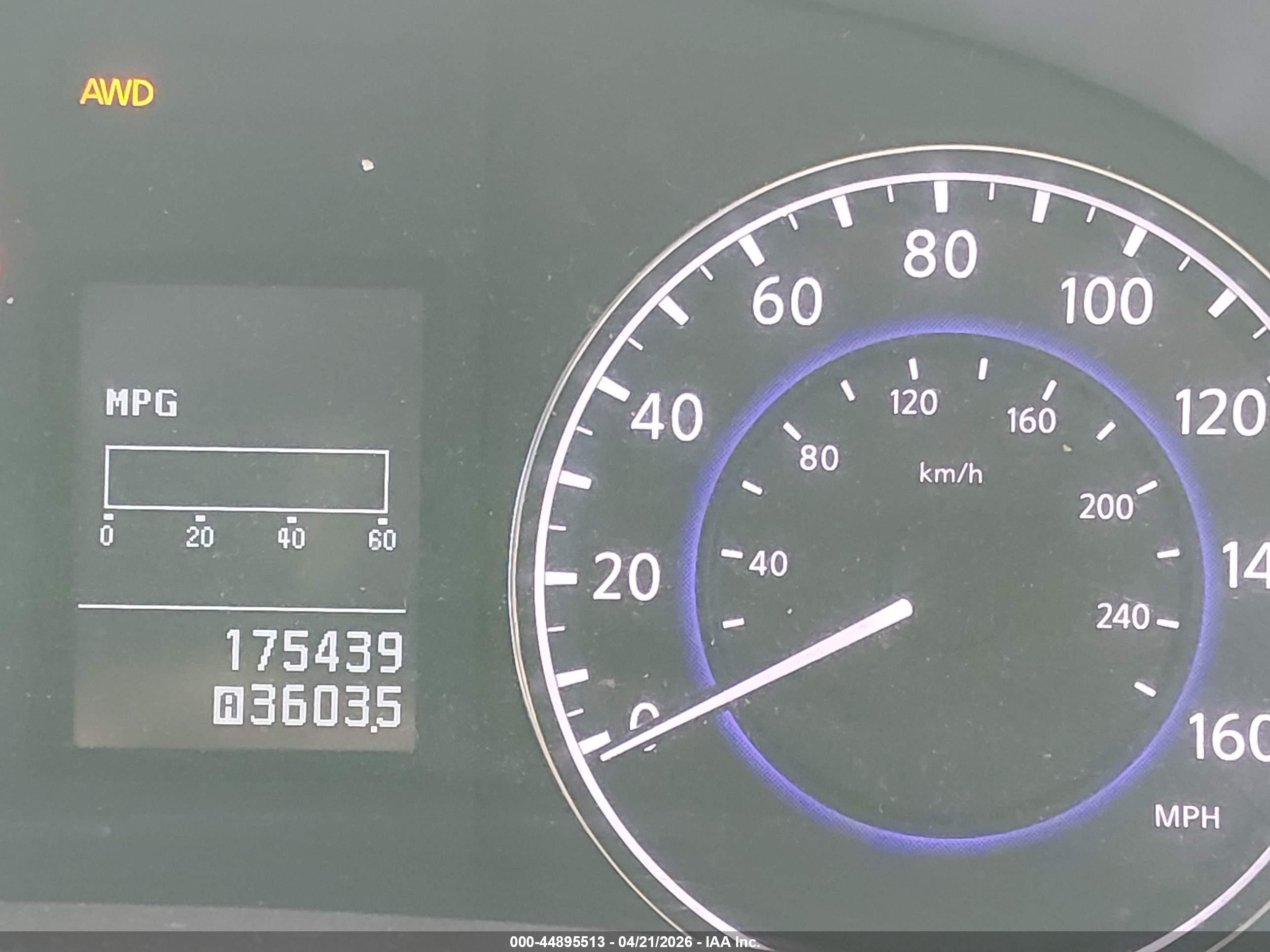 2013 Infiniti G37x   Gray vin: JN1CV6AR4DM762666