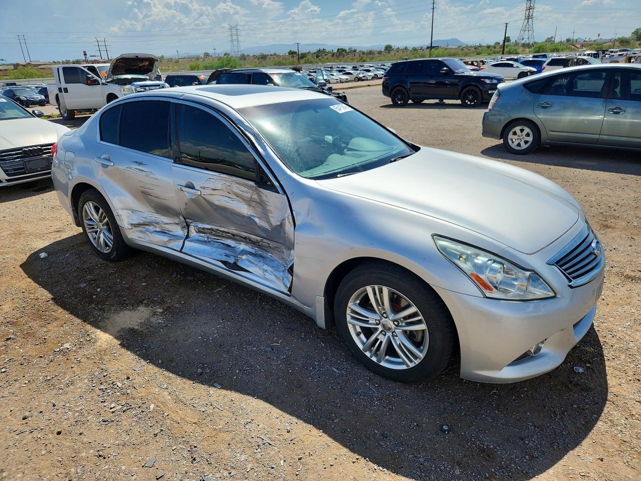 2013 Infiniti G37 Sedan X Серебряный vin: JN1CV6AR4DM762909
