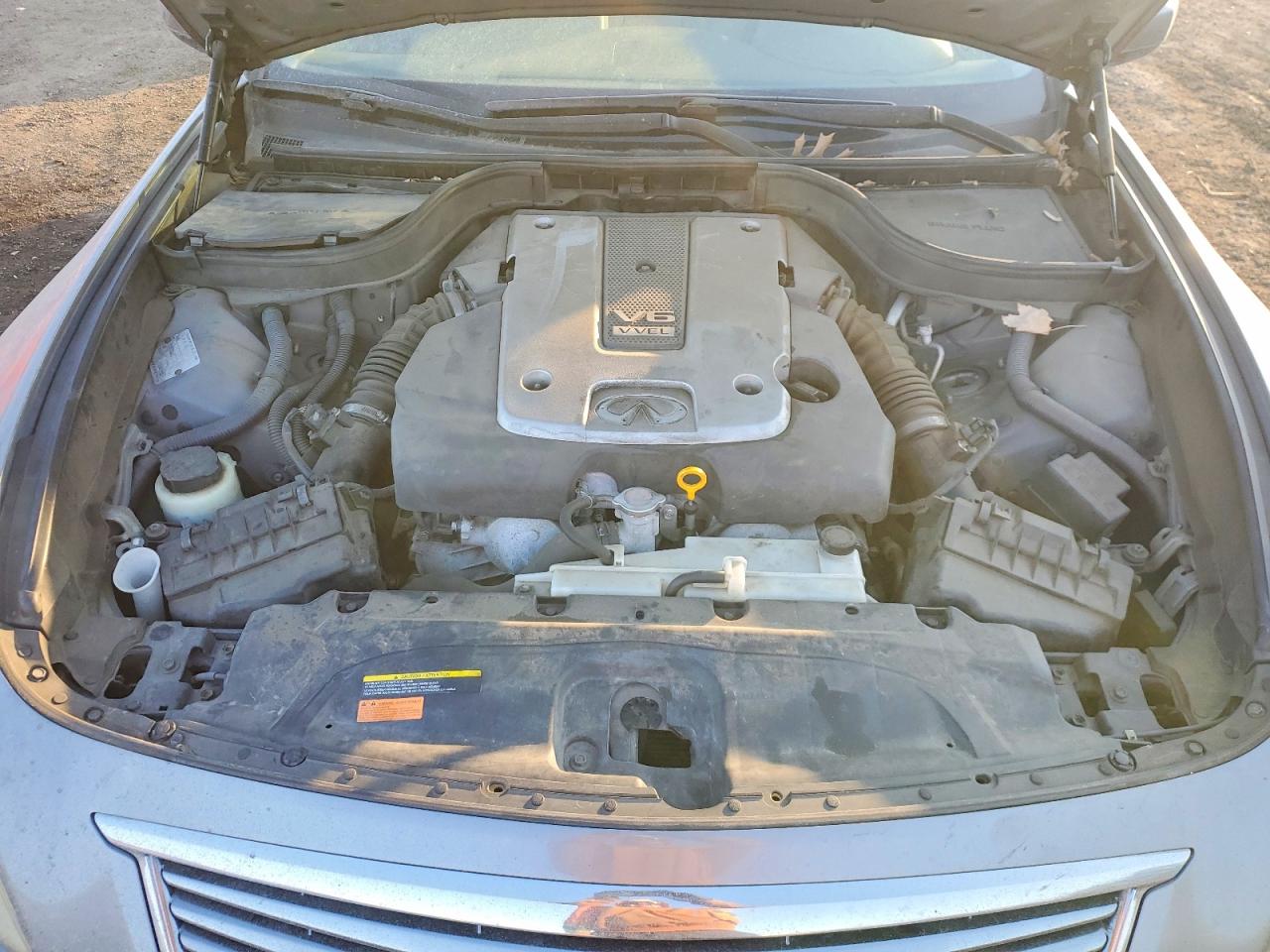 2013 Infiniti G37 Silver vin: JN1CV6AR4DM766104