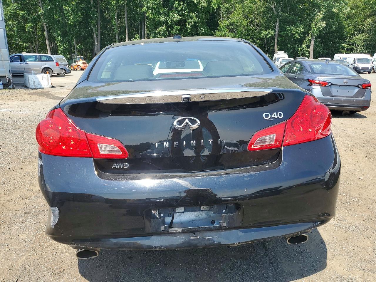 2015 Infiniti Q40 Base Black vin: JN1CV6AR4FM521760