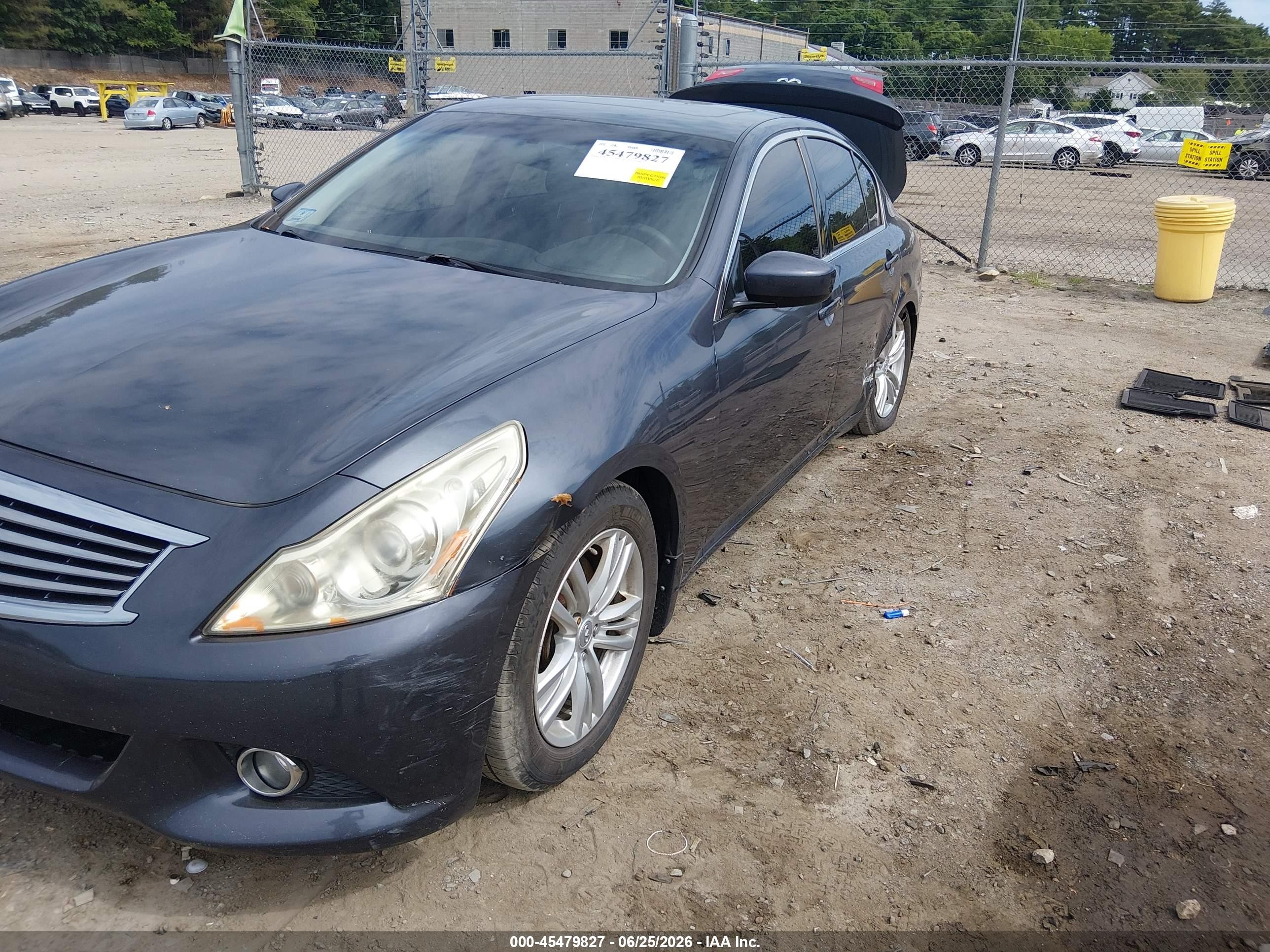 2010 Infiniti G37x   Gray vin: JN1CV6AR5AM251835