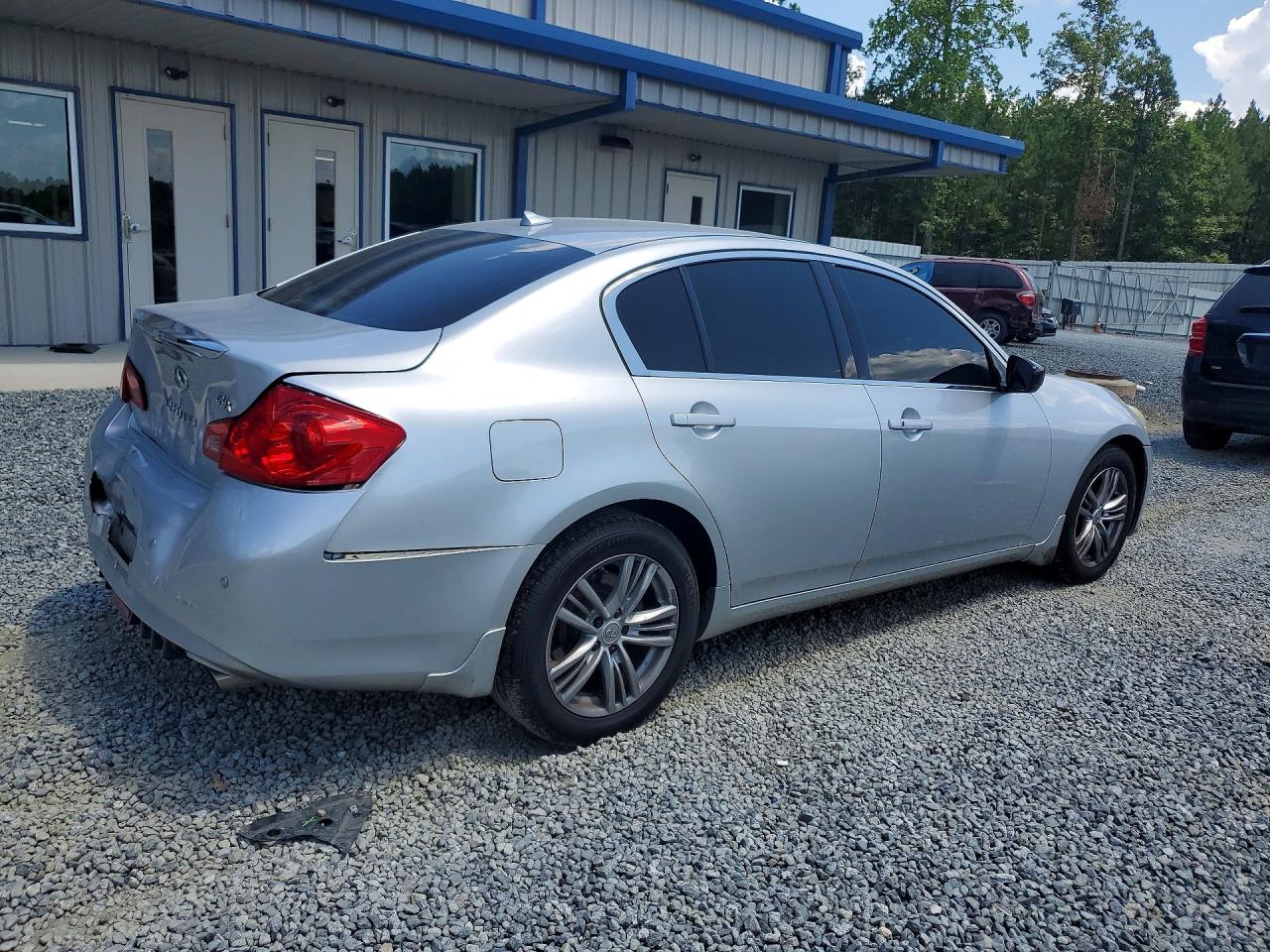 2010 Infiniti G37 Sedan X Silver vin: JN1CV6AR5AM255030