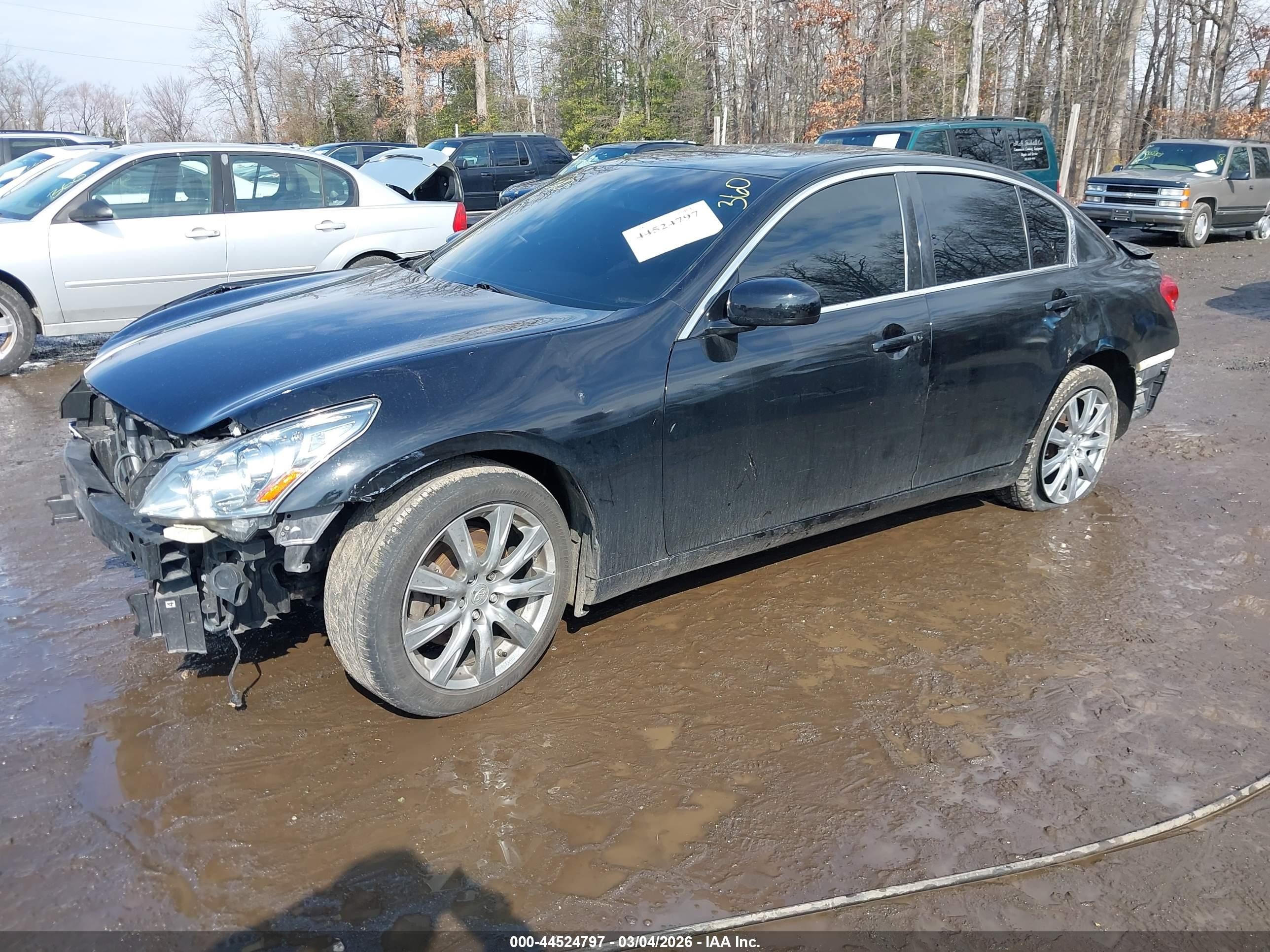 2011 Infiniti G37x   Черный vin: JN1CV6AR5BM353220