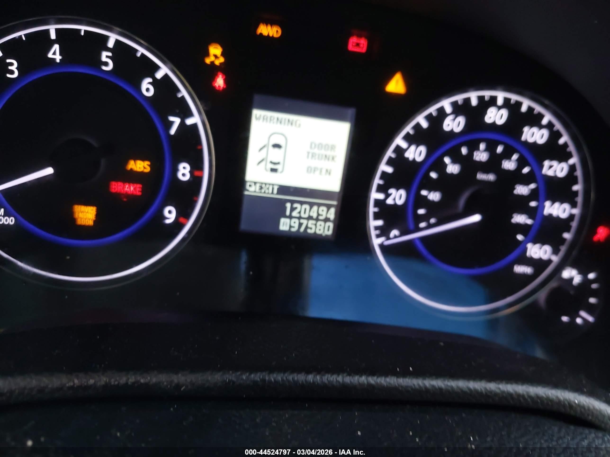 2011 Infiniti G37x   Черный vin: JN1CV6AR5BM353220