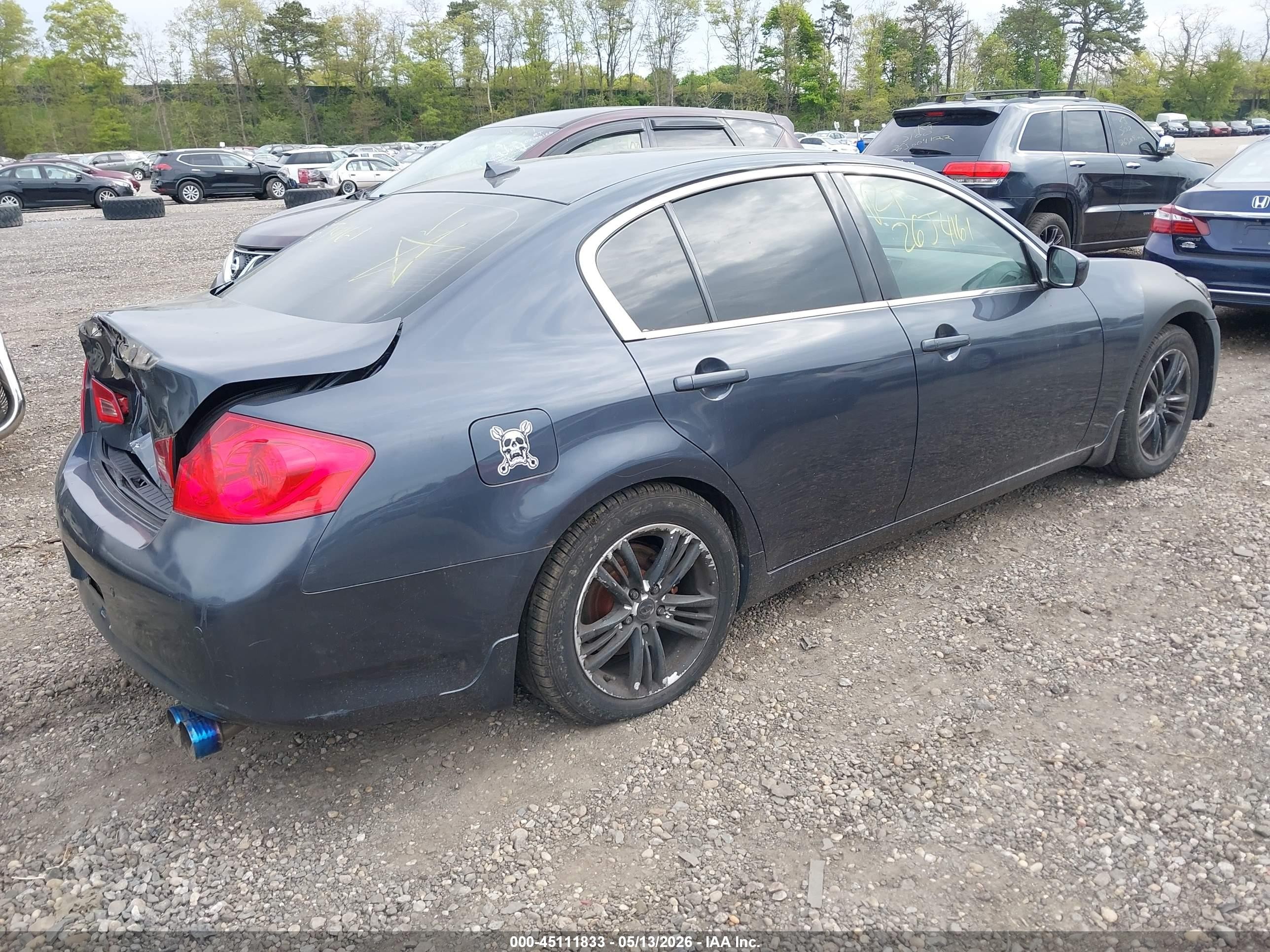 2011 Infiniti G37x   Черный vin: JN1CV6AR5BM353315