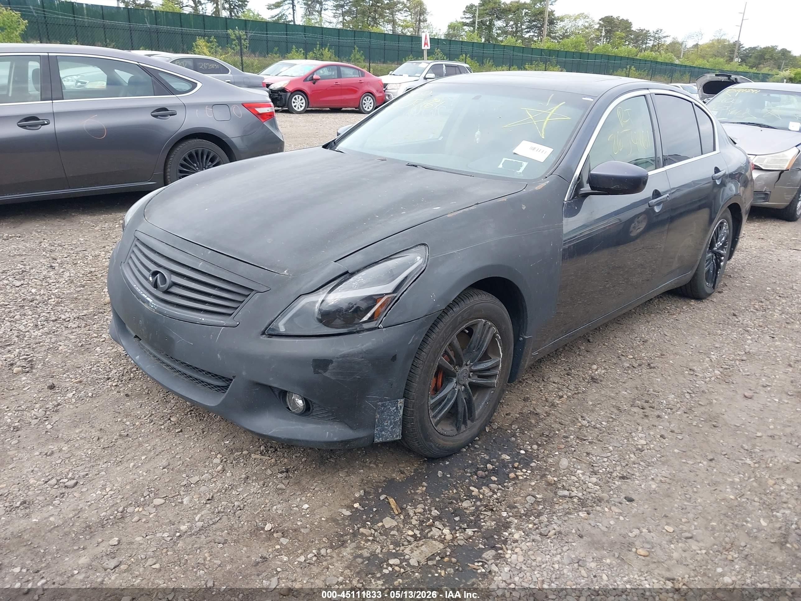 2011 Infiniti G37x   Черный vin: JN1CV6AR5BM353315