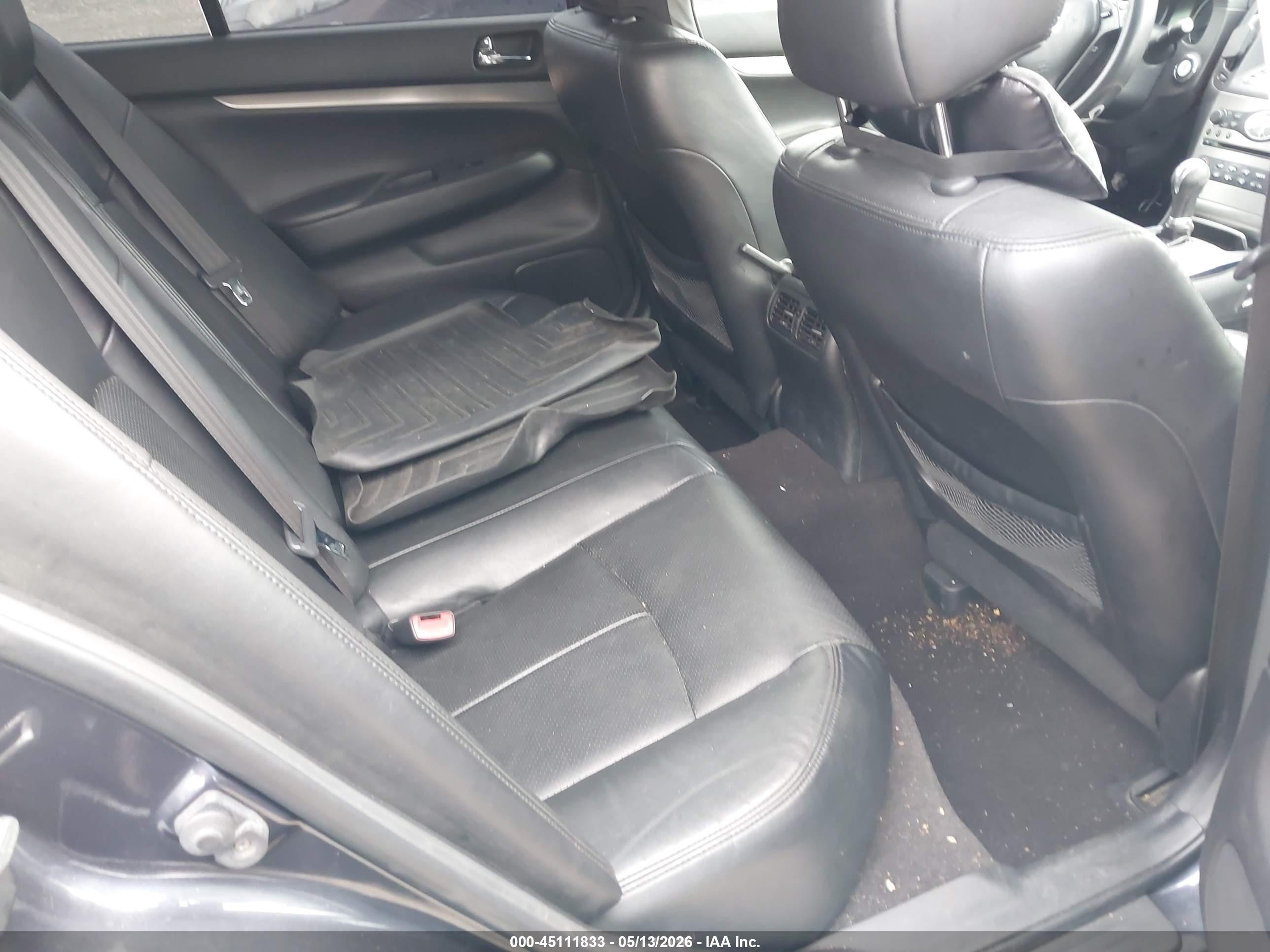 2011 Infiniti G37x   Черный vin: JN1CV6AR5BM353315