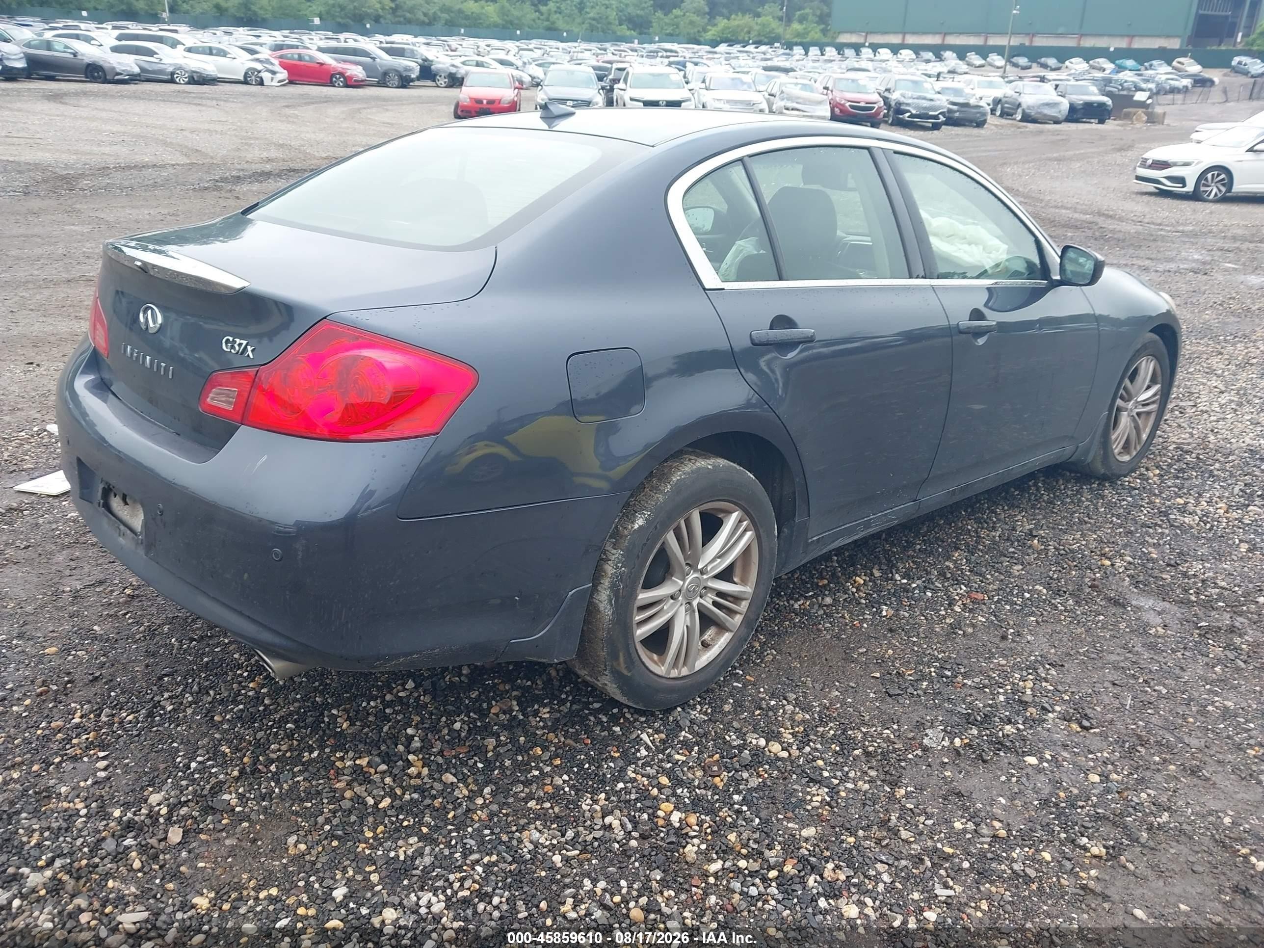 2011 Infiniti G37x   Blue vin: JN1CV6AR5BM353640