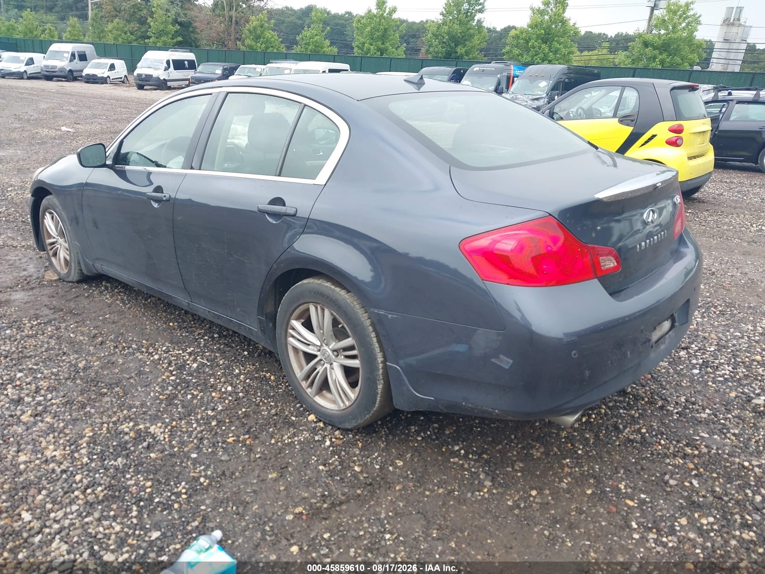 2011 Infiniti G37x   Blue vin: JN1CV6AR5BM353640