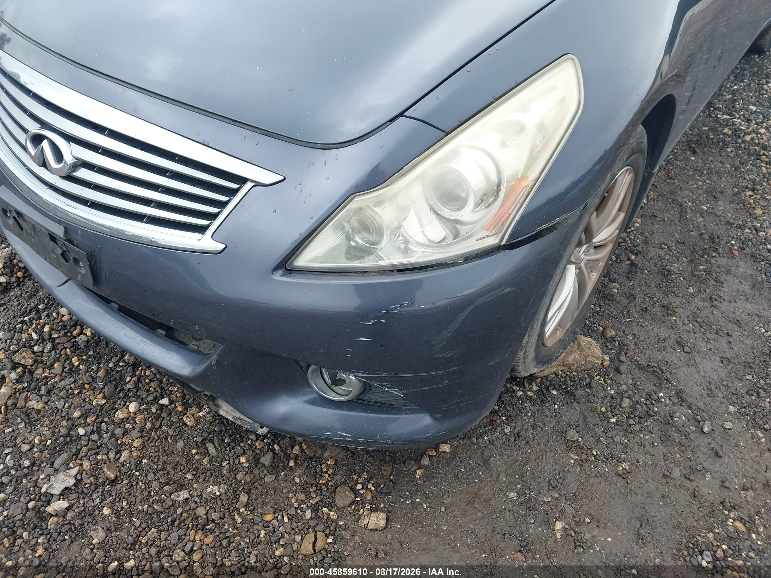 2011 Infiniti G37x   Blue vin: JN1CV6AR5BM353640