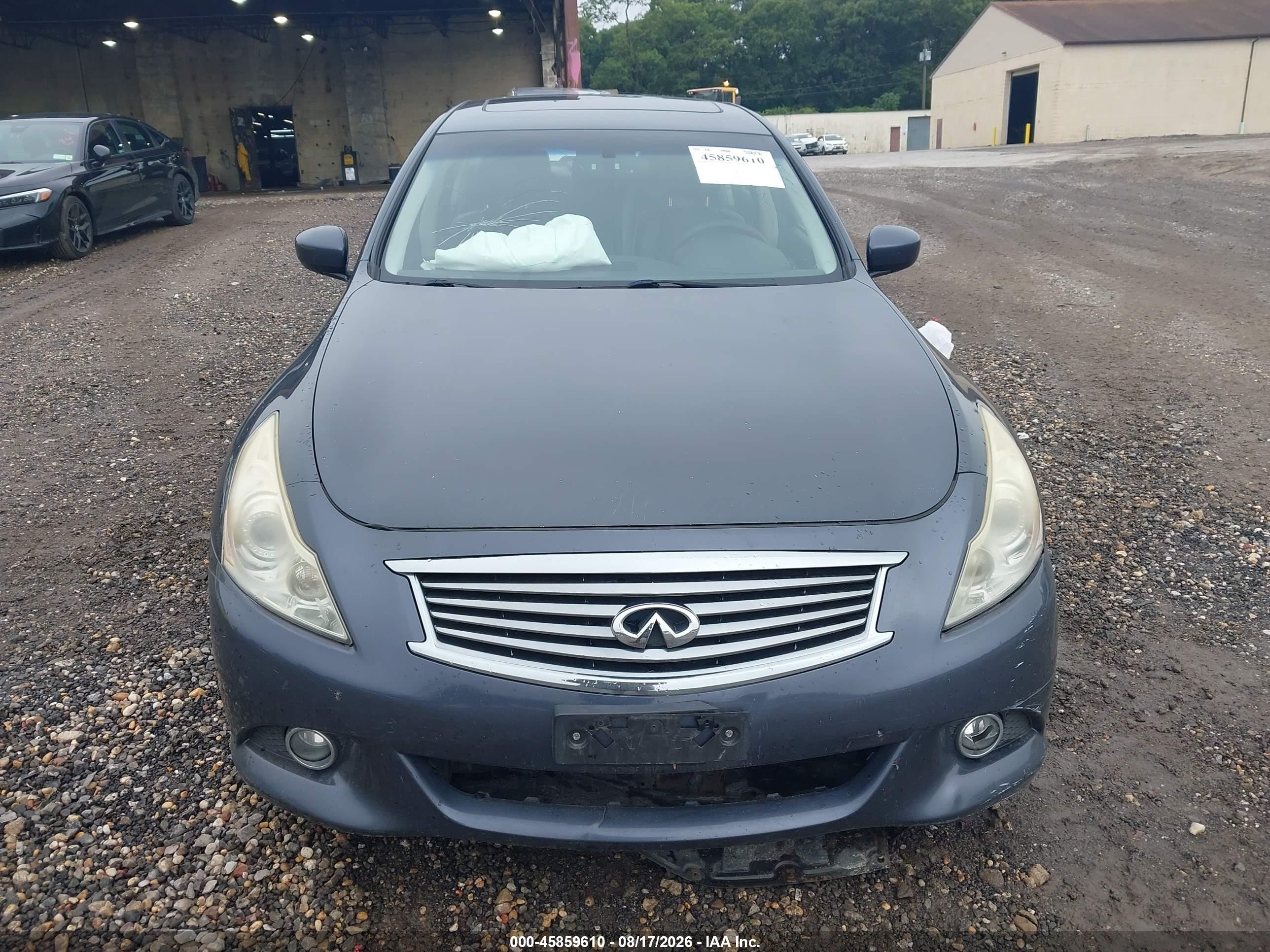 2011 Infiniti G37x   Blue vin: JN1CV6AR5BM353640