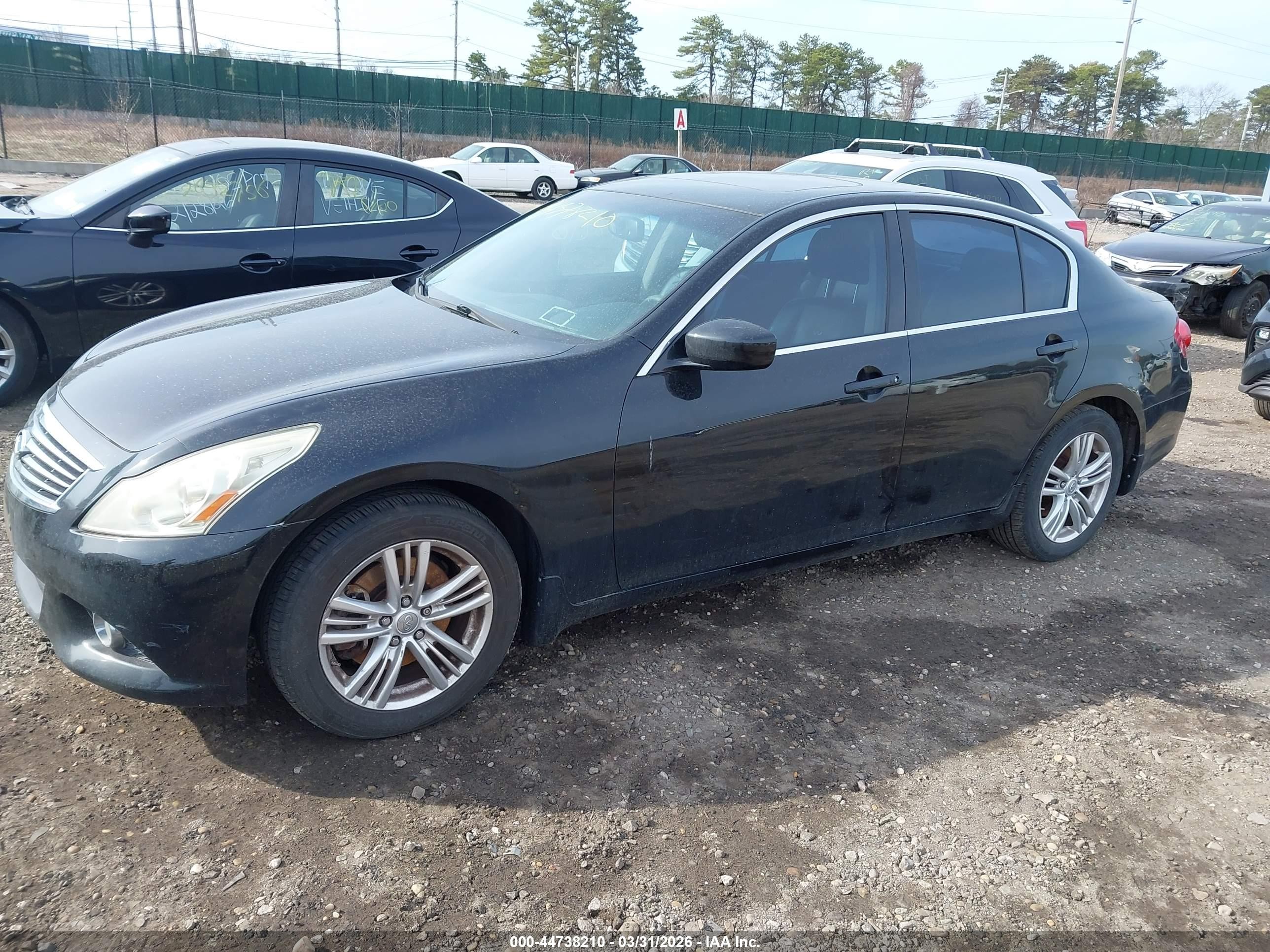 2011 Infiniti G37x   Черный vin: JN1CV6AR5BM356280
