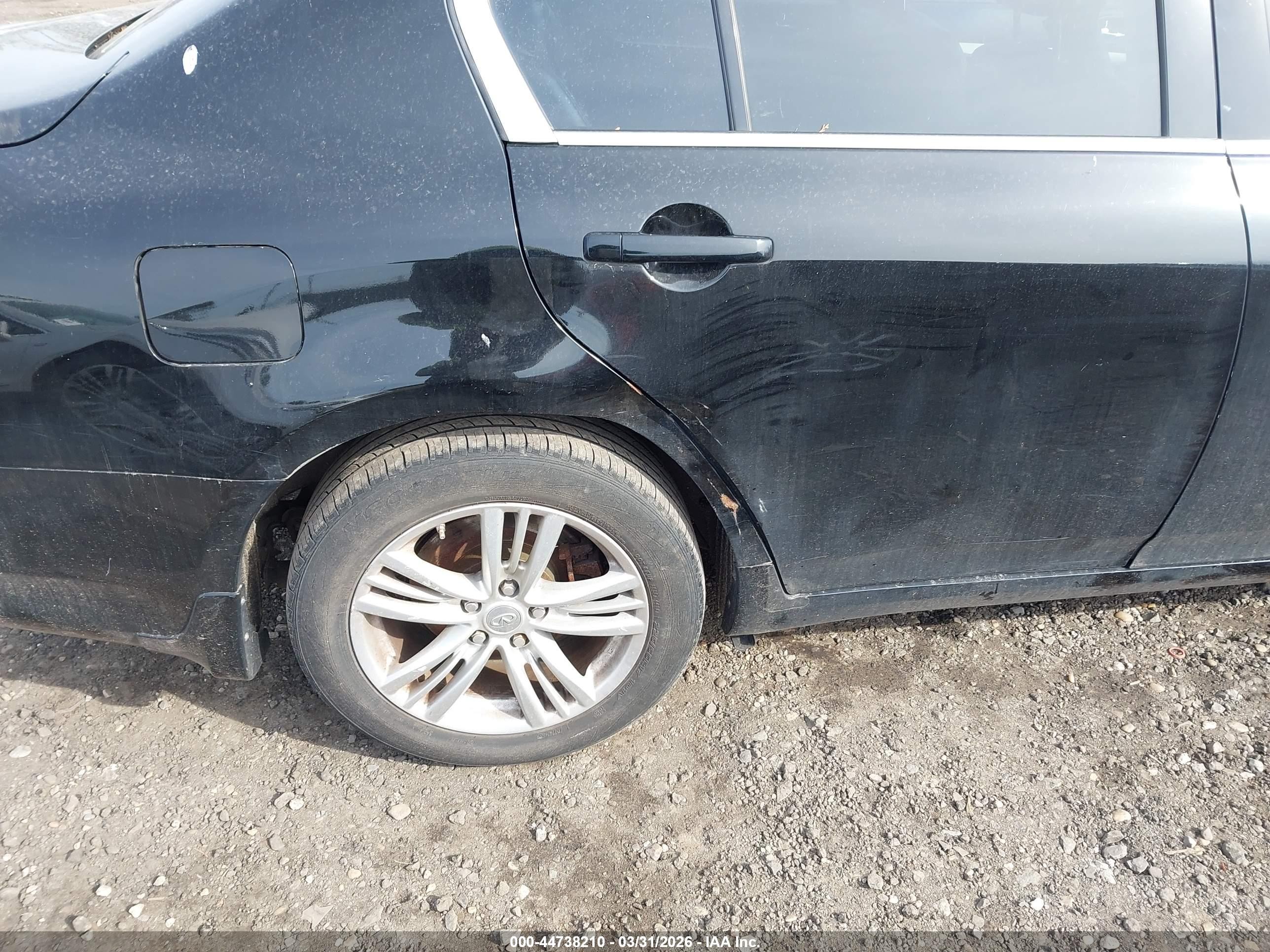 2011 Infiniti G37x   Черный vin: JN1CV6AR5BM356280
