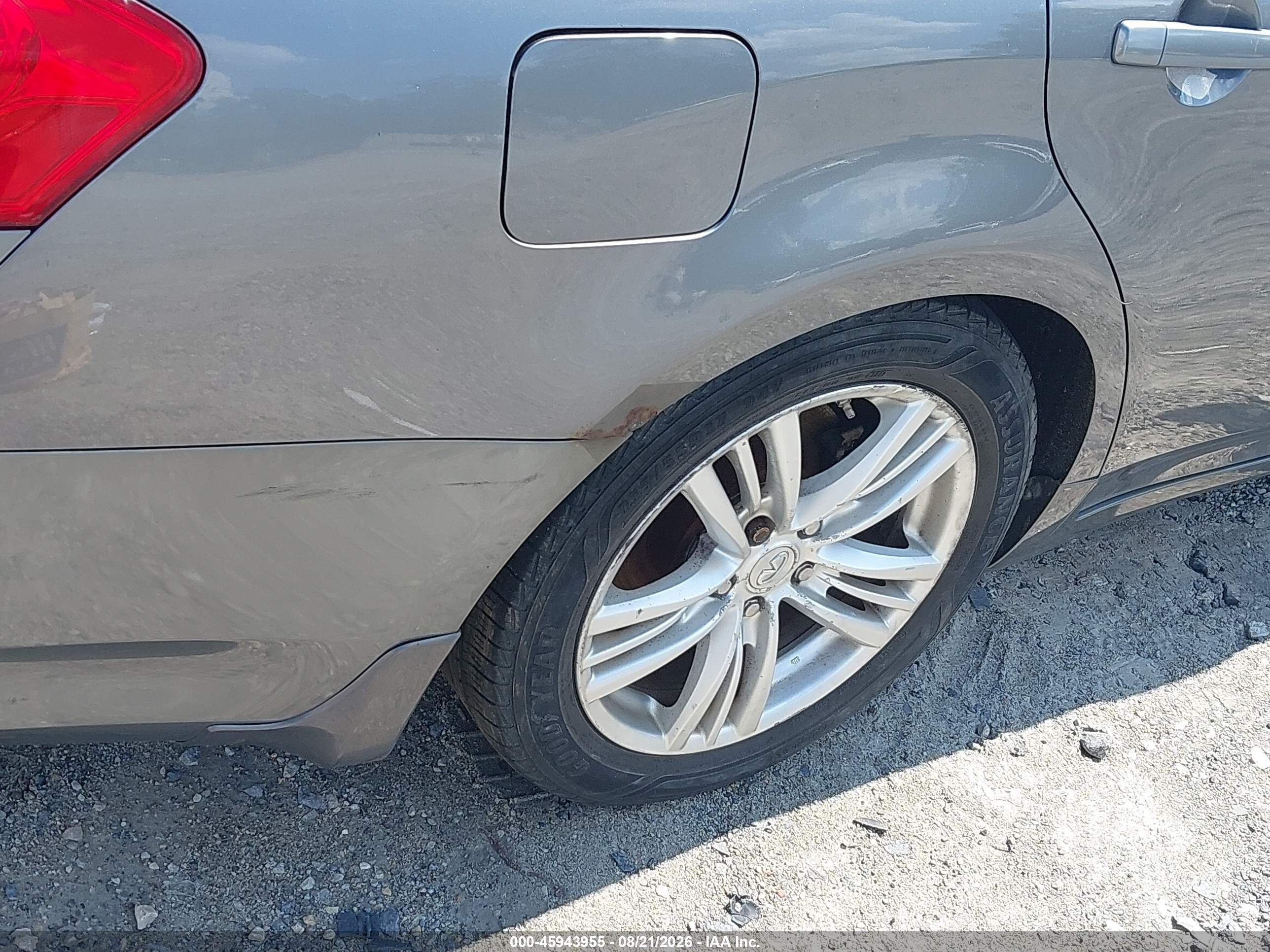 2011 Infiniti G37x   Серый vin: JN1CV6AR5BM403078