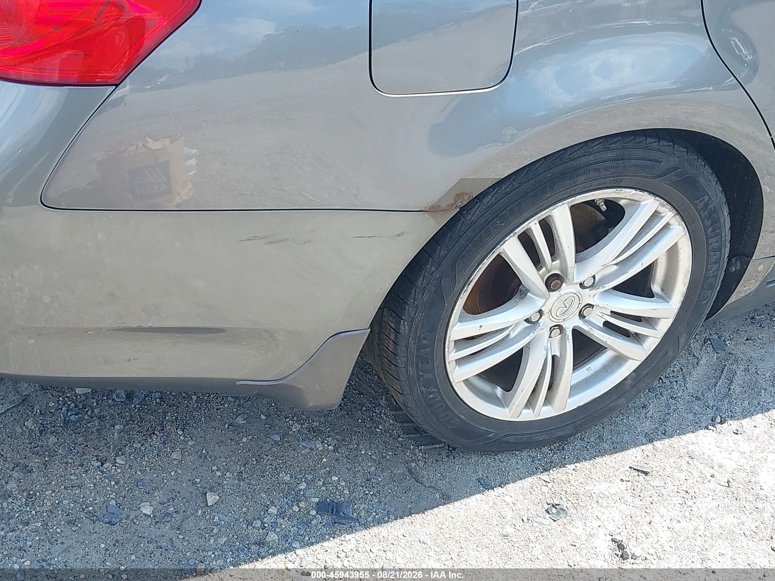 2011 Infiniti G37x   Серый vin: JN1CV6AR5BM403078