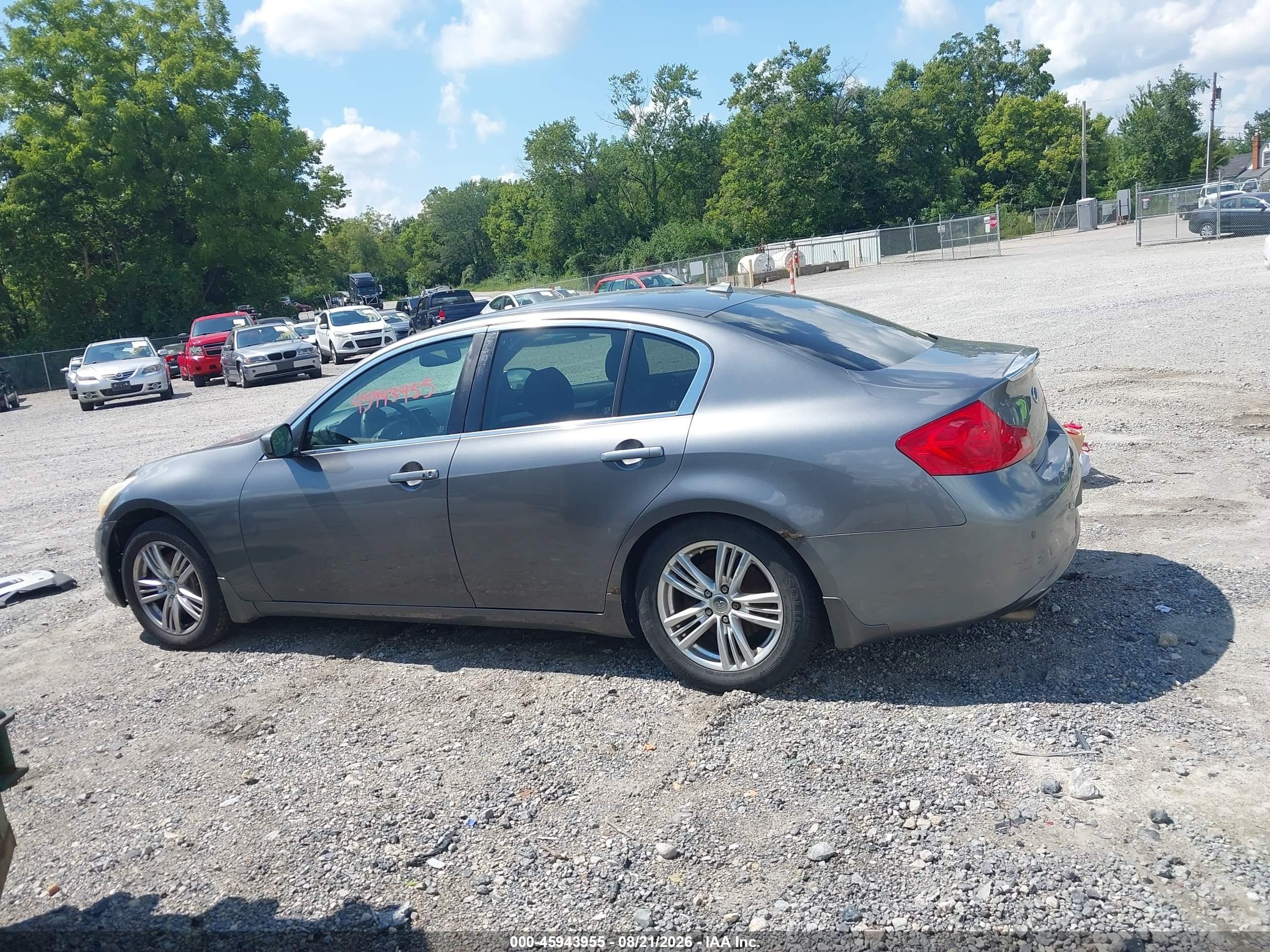 2011 Infiniti G37x   Серый vin: JN1CV6AR5BM403078