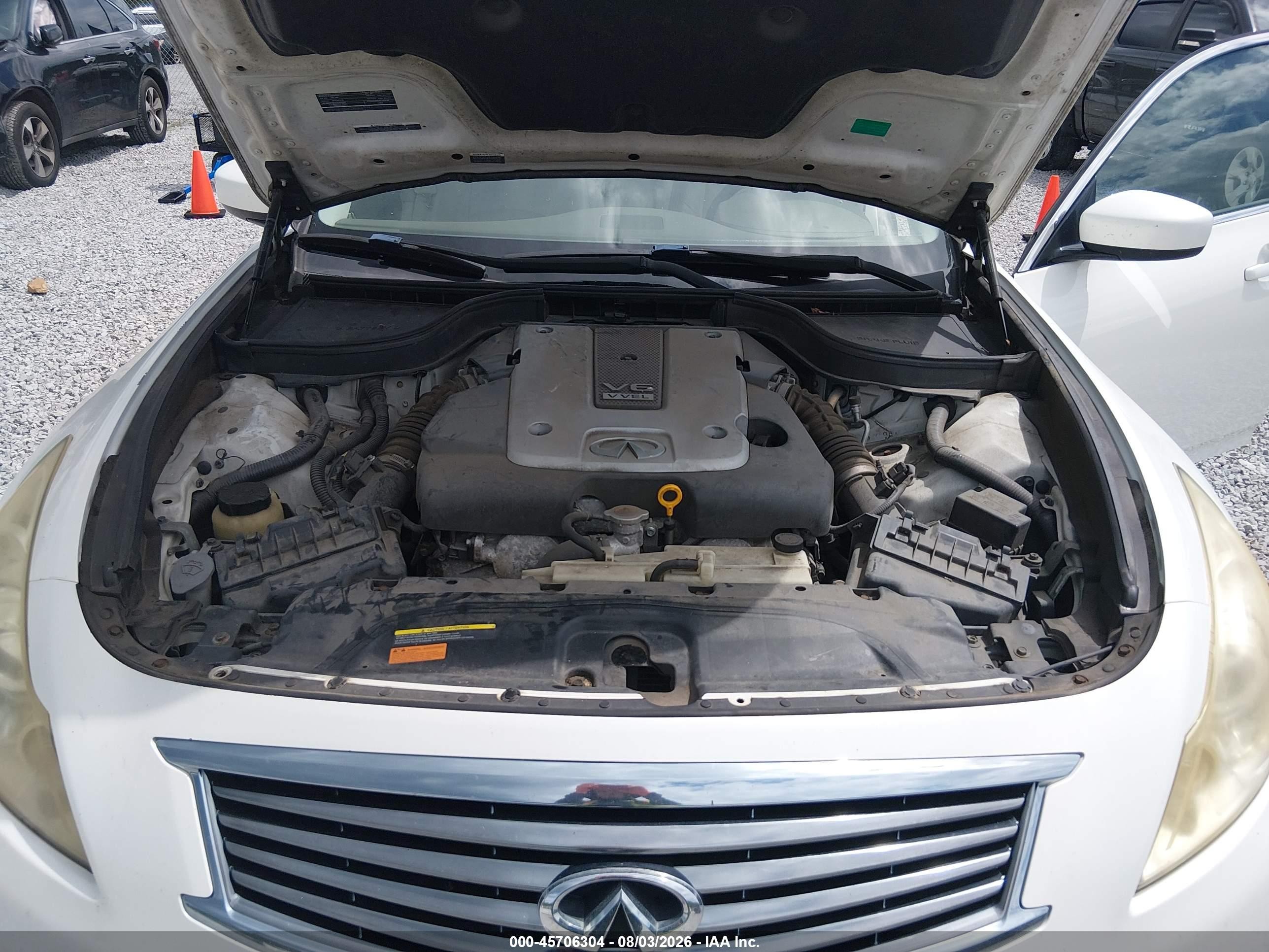 2011 Infiniti G37x   Белый vin: JN1CV6AR5BM404179