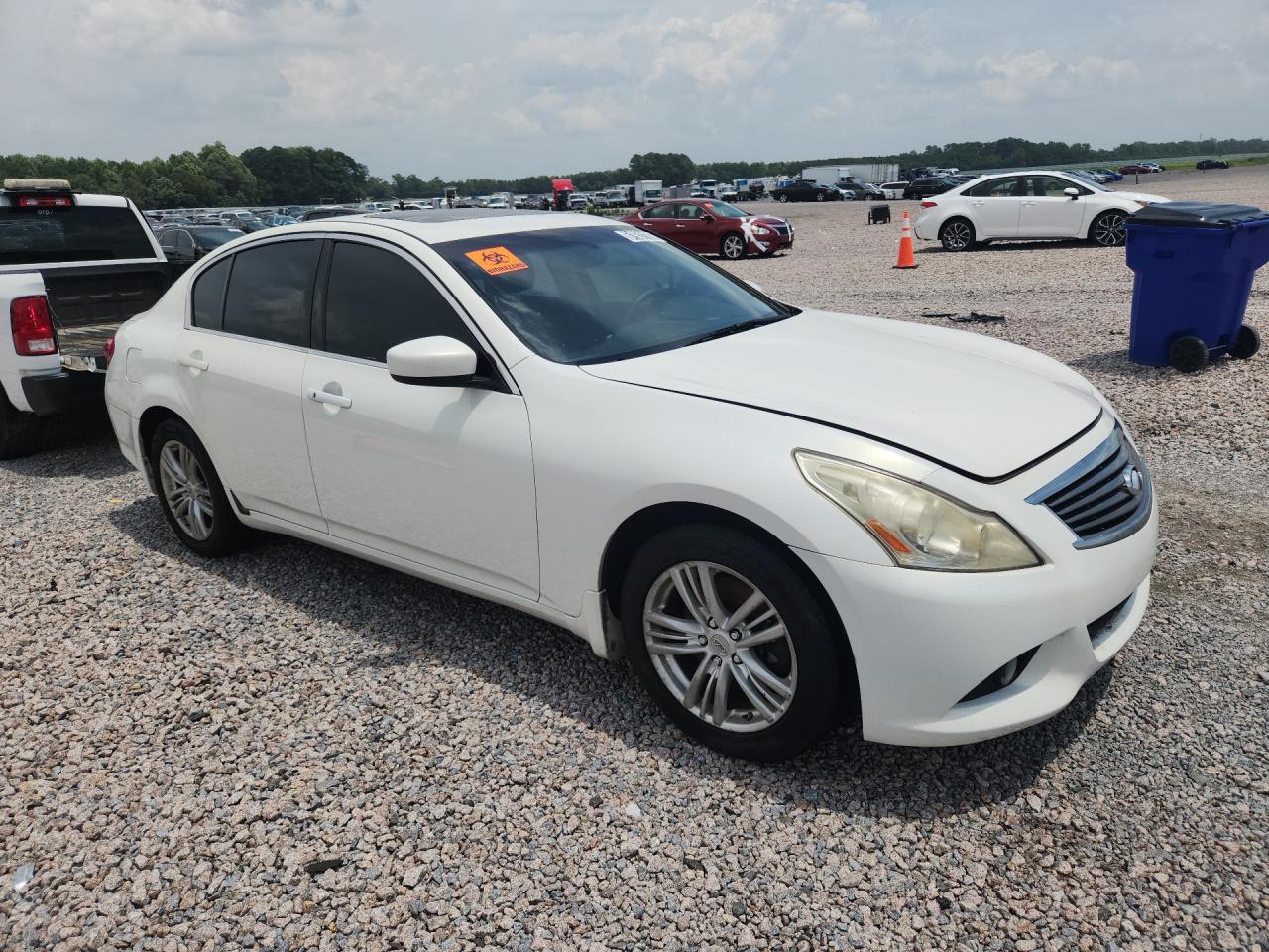 2011 Infiniti G37 Sedan X White vin: JN1CV6AR5BM406000