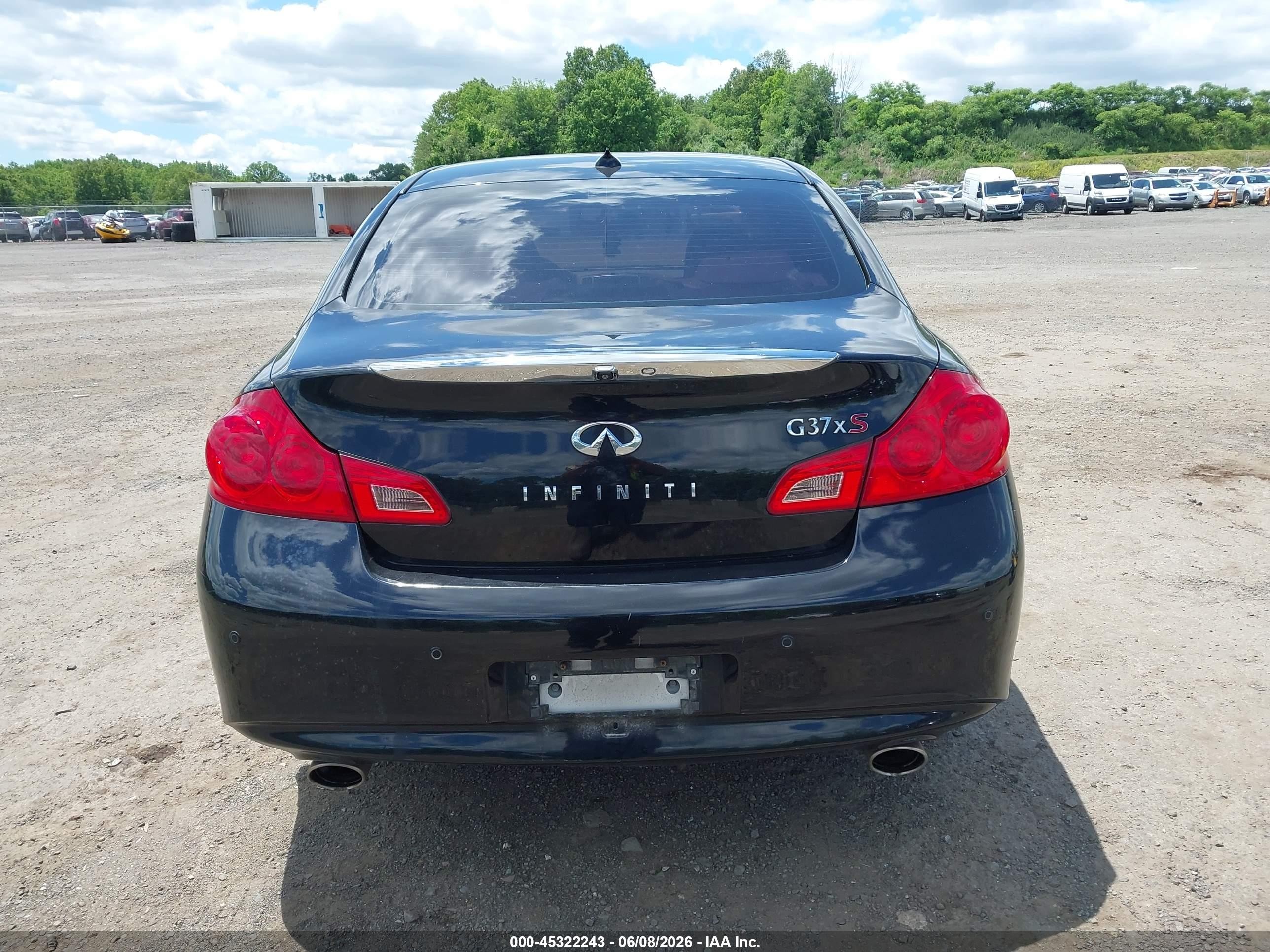 2011 Infiniti G37x   Black vin: JN1CV6AR5BM409883