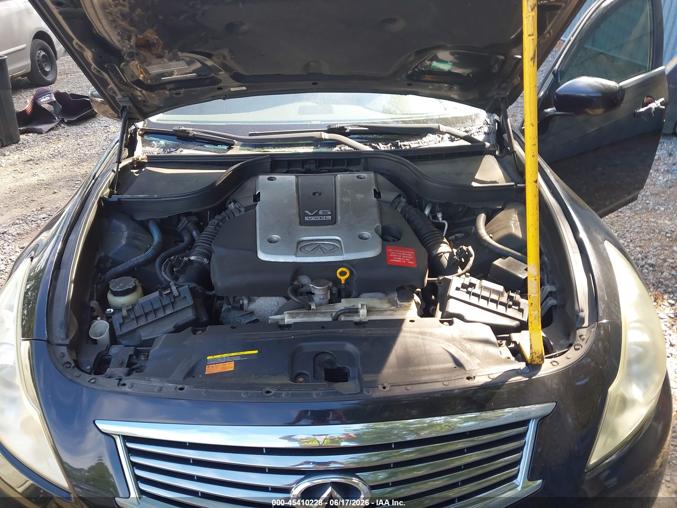 2011 Infiniti G37x Black vin: JN1CV6AR5BM410337