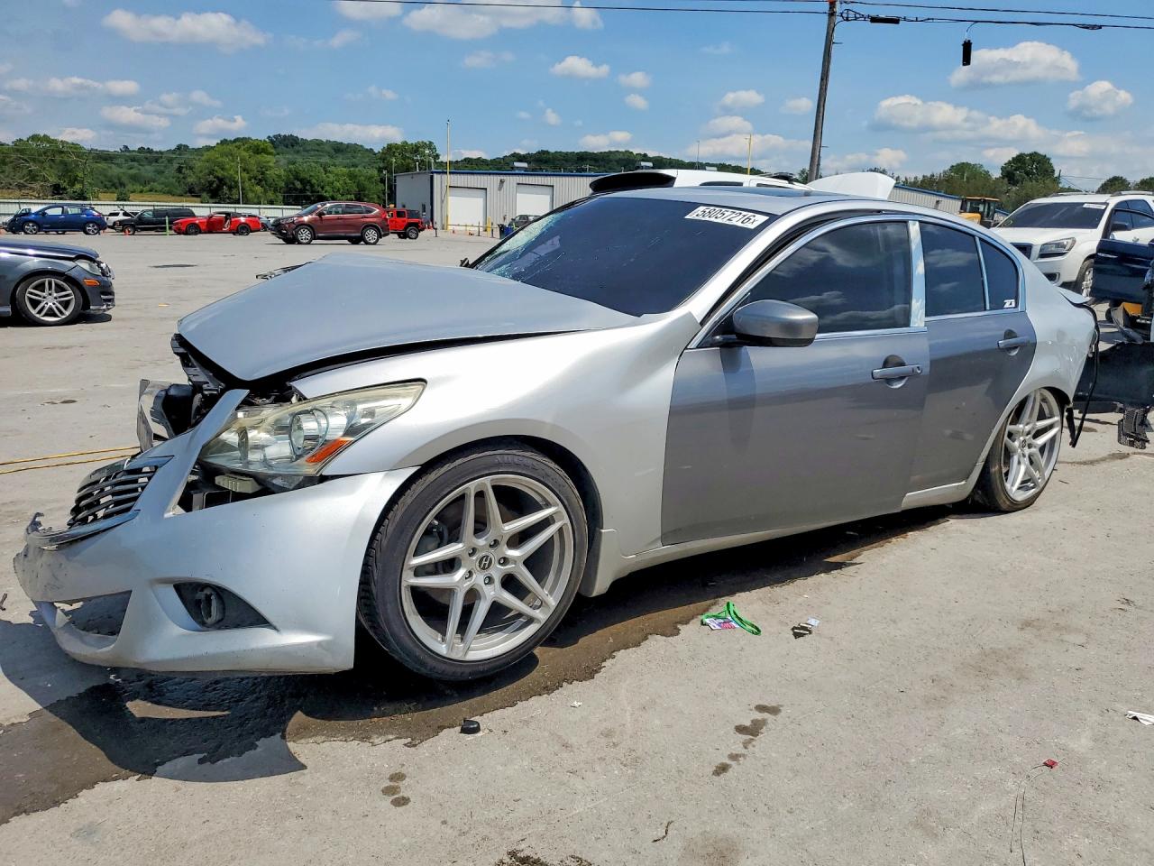 2012 Infiniti G37 Sedan X Серебряный vin: JN1CV6AR5CM671453