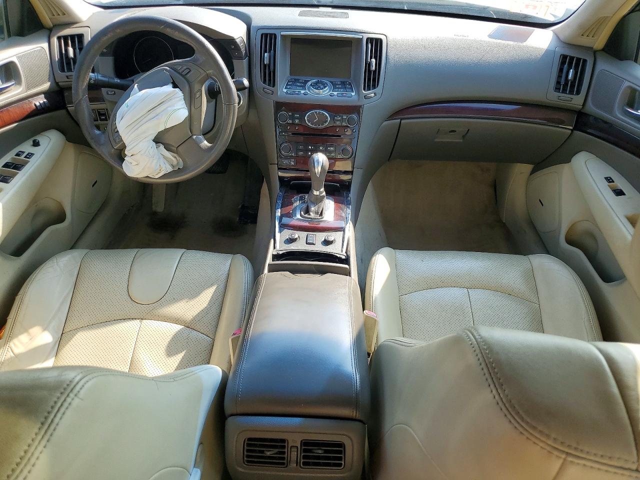 2012 Infiniti G37 Sedan White vin: JN1CV6AR5CM673381