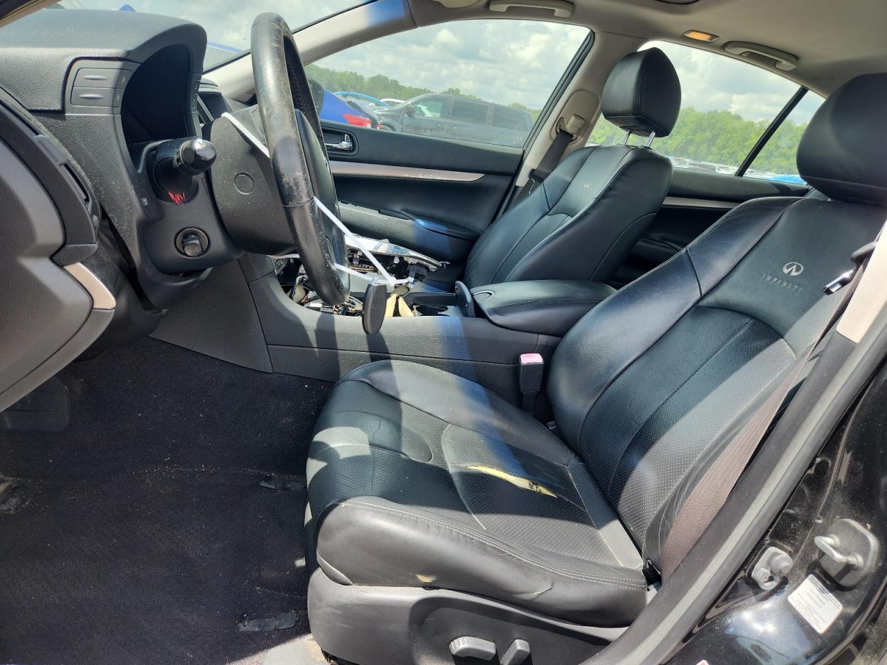 2012 Infiniti G37 Sedan X Black vin: JN1CV6AR5CM677527