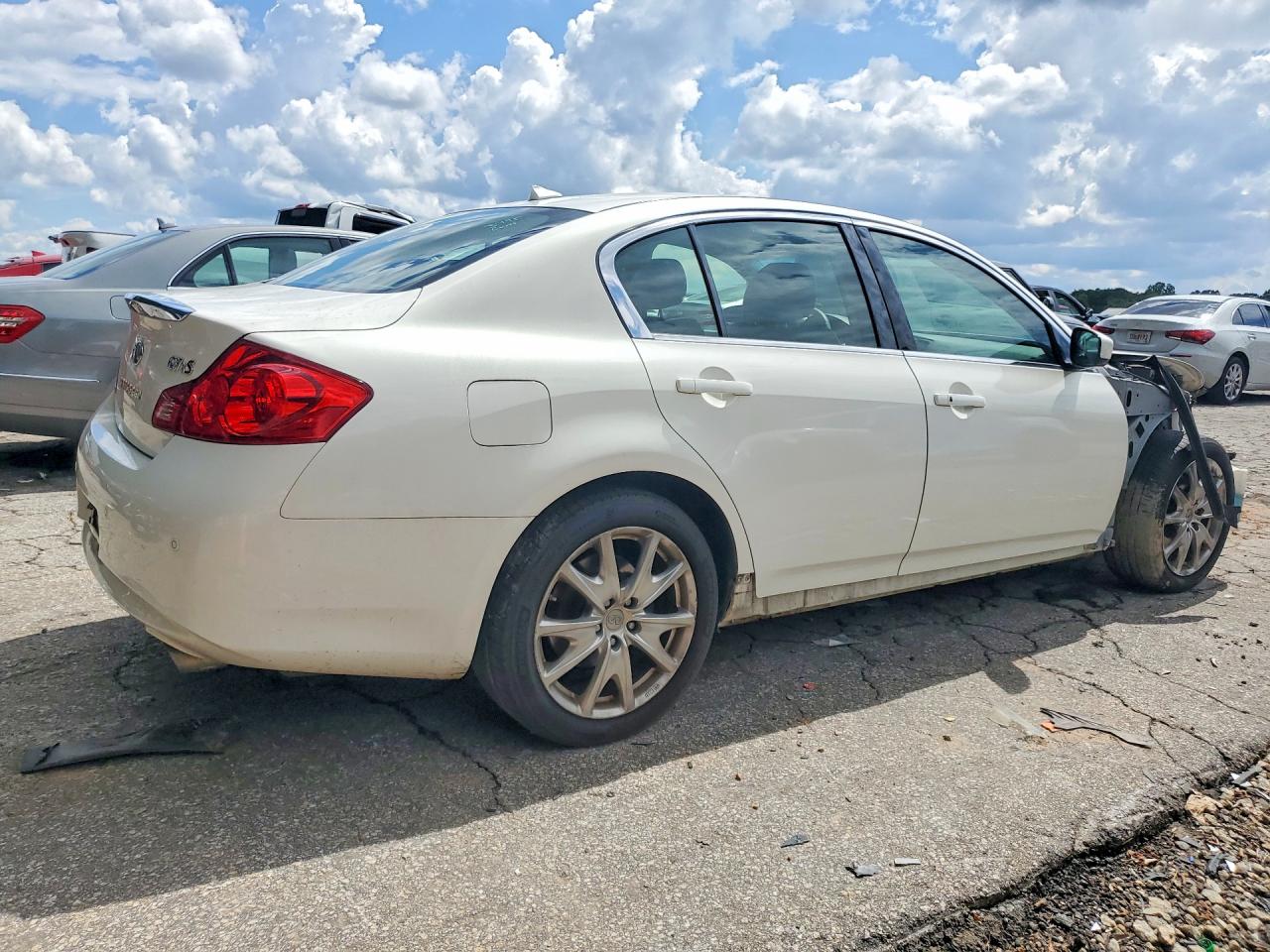 2012 Infiniti G37 Sedan X White vin: JN1CV6AR5CM678175