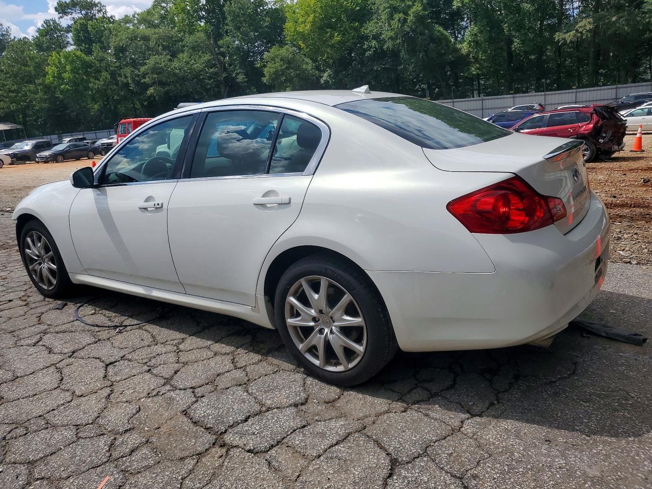 2012 Infiniti G37 Sedan X White vin: JN1CV6AR5CM678175
