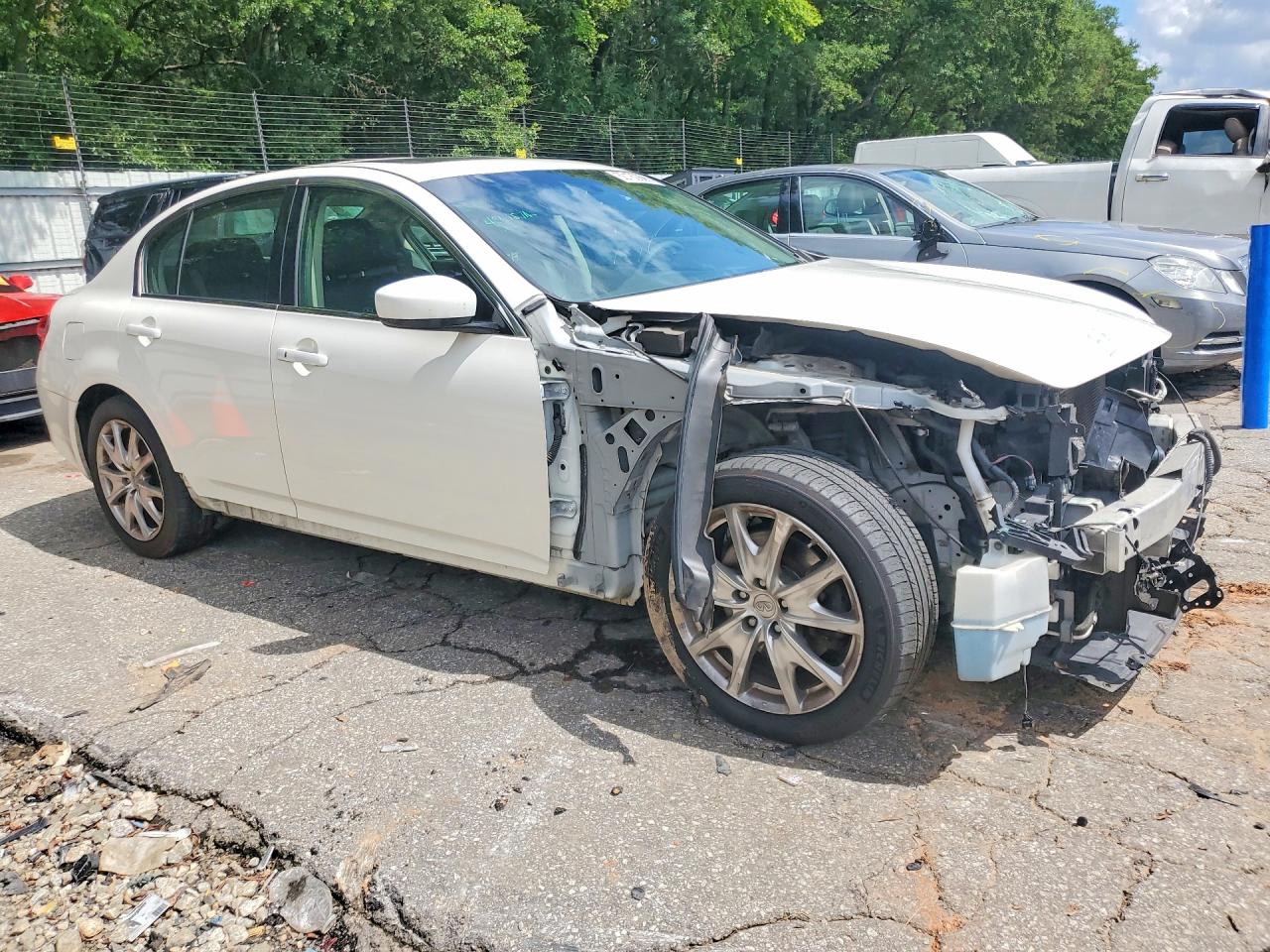 2012 Infiniti G37 Sedan X White vin: JN1CV6AR5CM678175