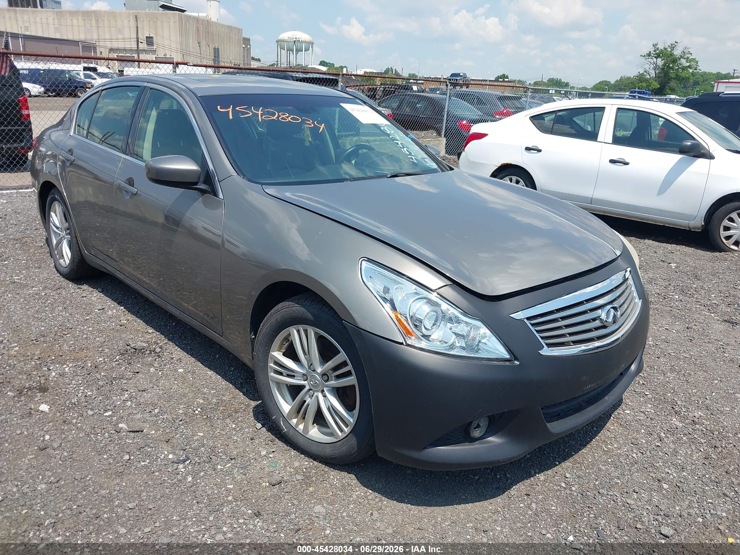 2012 Infiniti G37x Brown vin: JN1CV6AR5CM681321