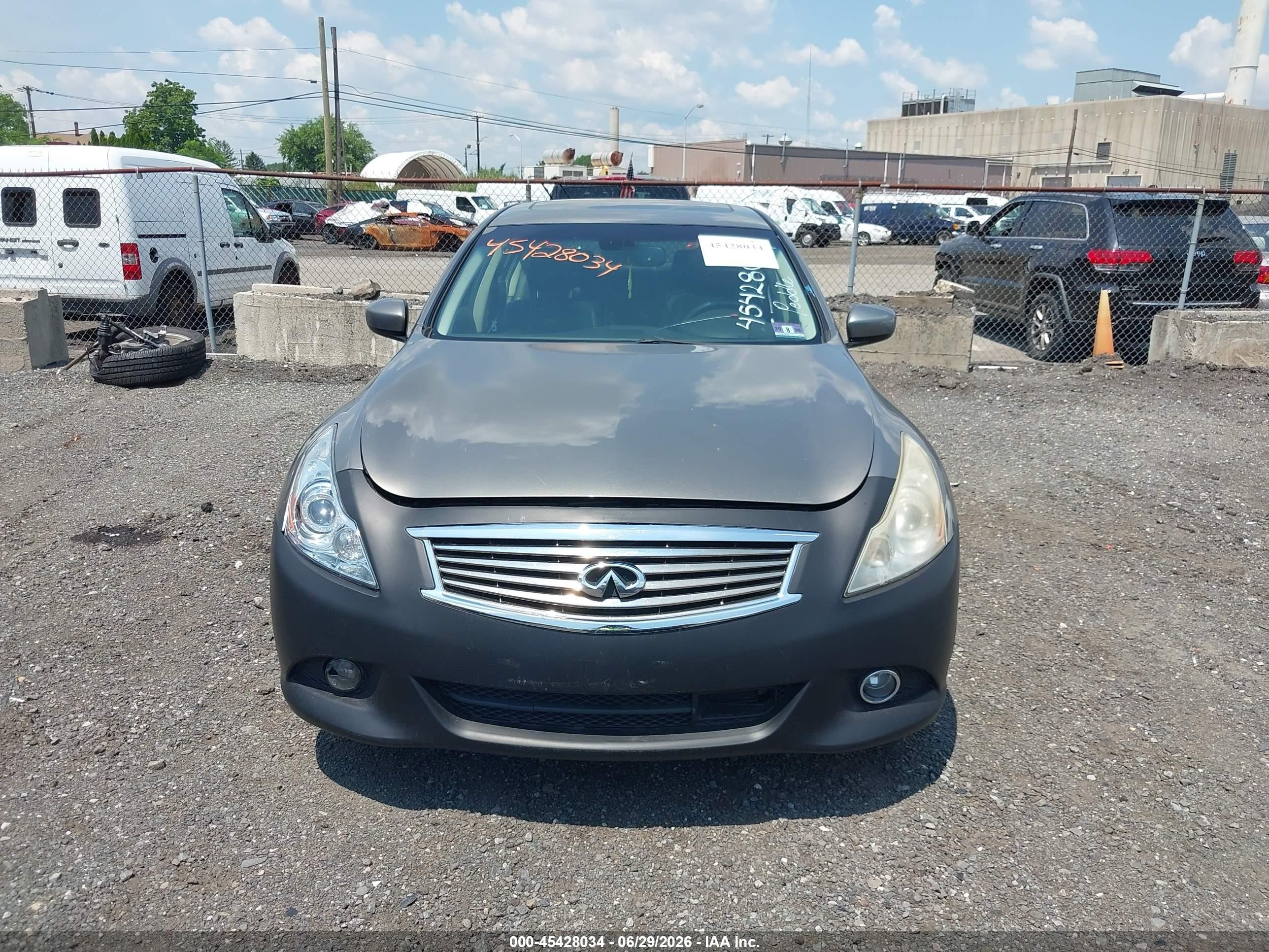 2012 Infiniti G37x Brown vin: JN1CV6AR5CM681321