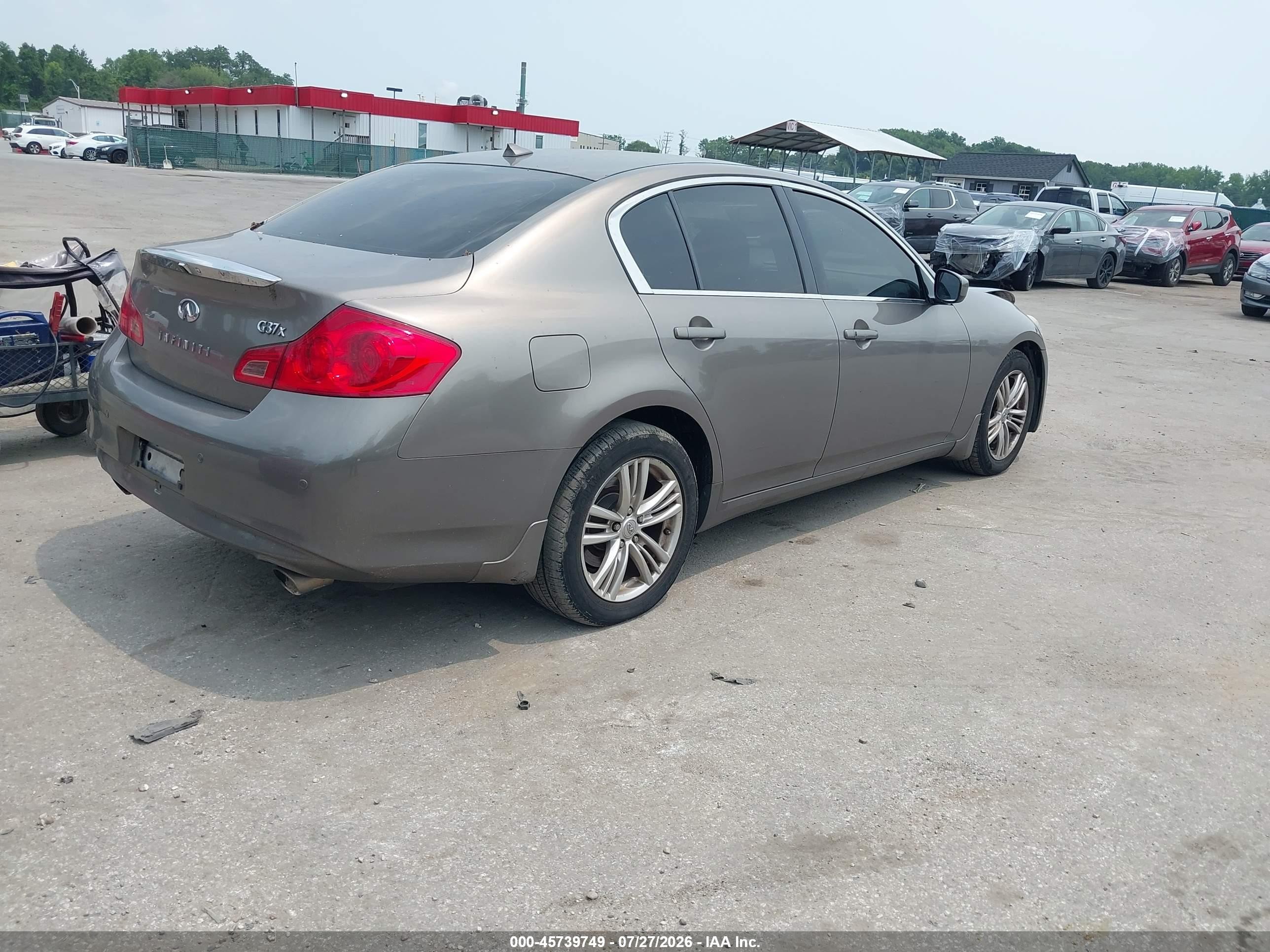 2012 Infiniti G37x   Dark Brown vin: JN1CV6AR5CM682212