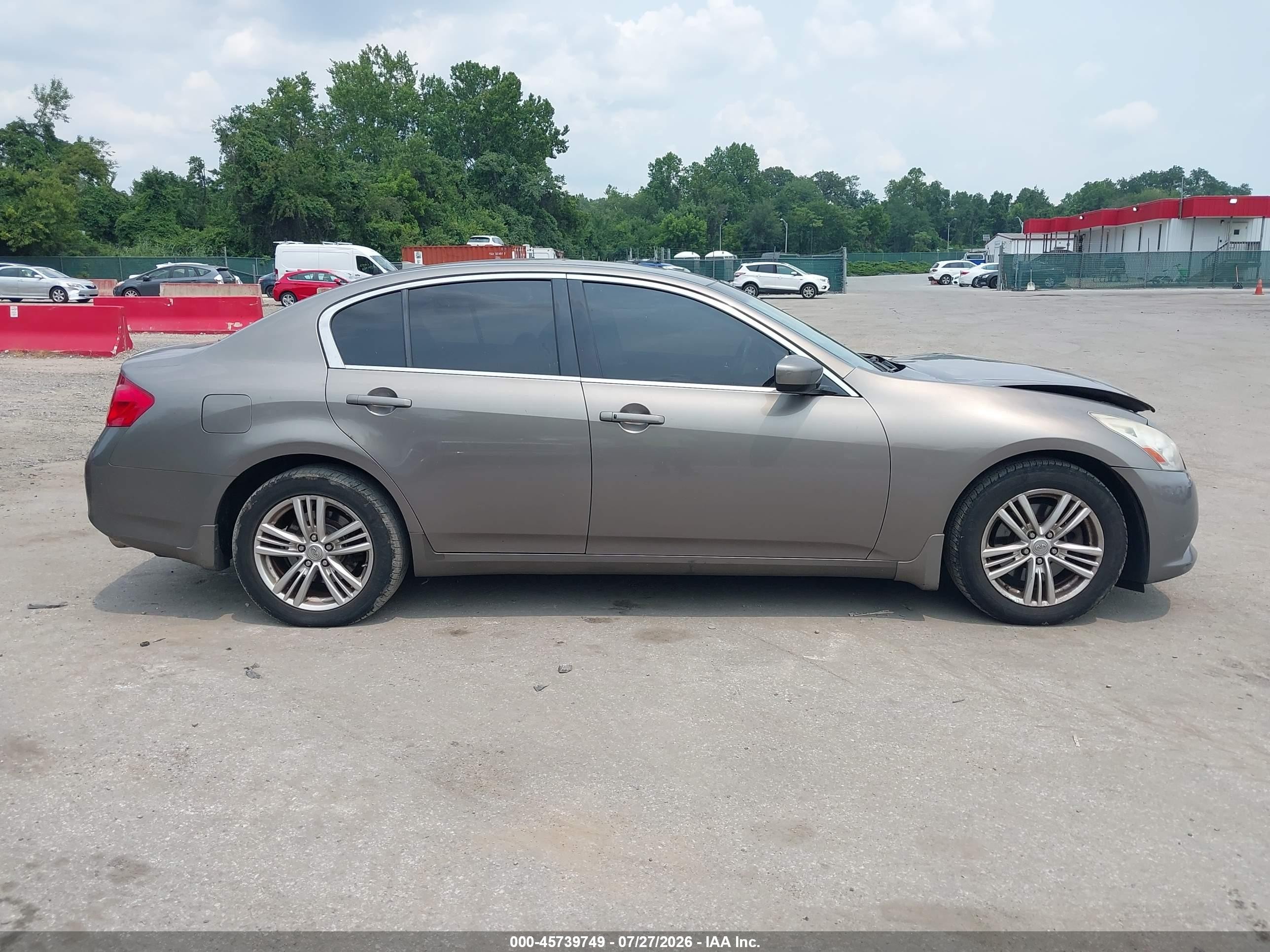 2012 Infiniti G37x   Dark Brown vin: JN1CV6AR5CM682212