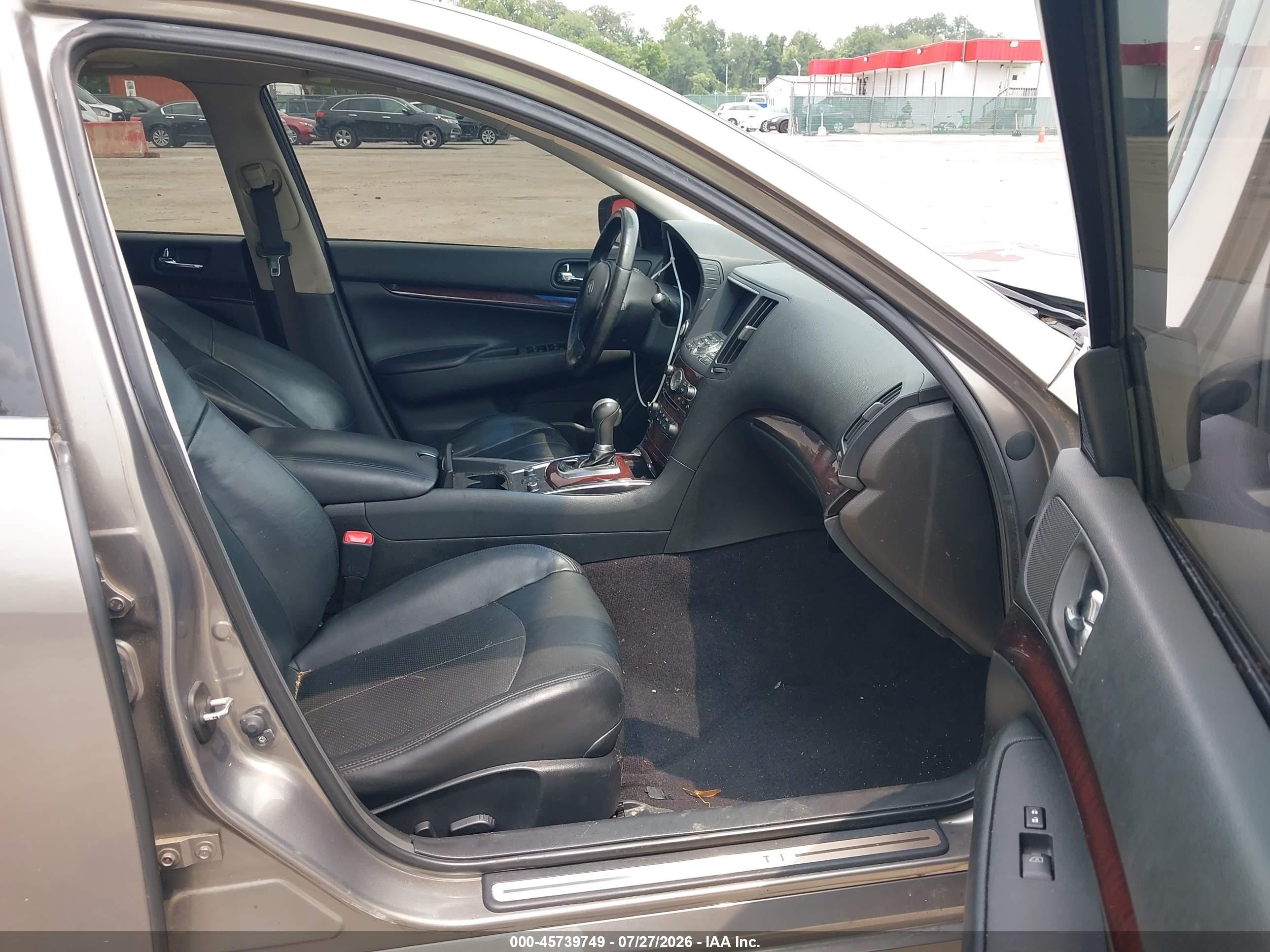 2012 Infiniti G37x   Dark Brown vin: JN1CV6AR5CM682212